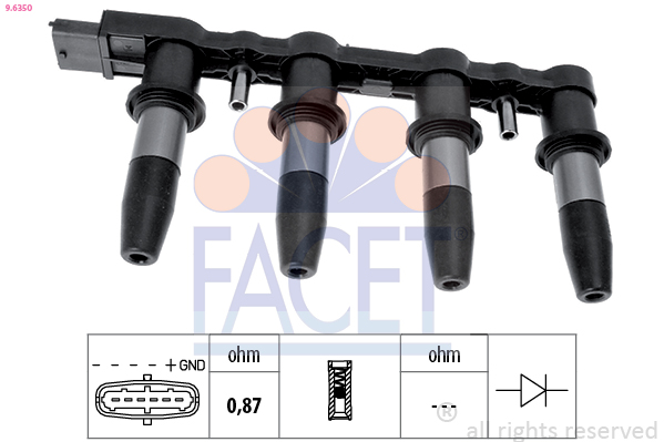 FACET 9.6350 Ignition Coil