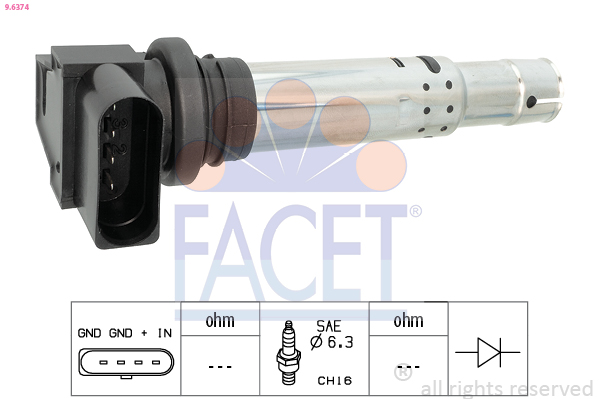 FACET 9.6374 Ignition Coil