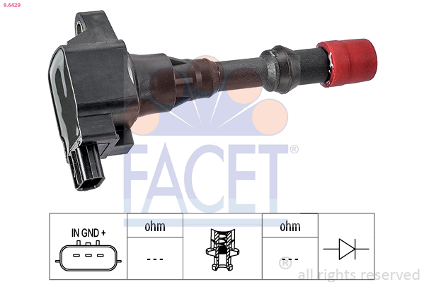 FACET 9.6429 Bobina de ignição