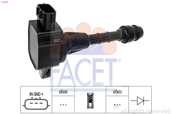 FACET 9.6502 Ignition Coil