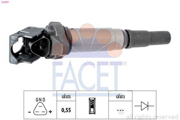 FACET 9.6507 Ignition Coil