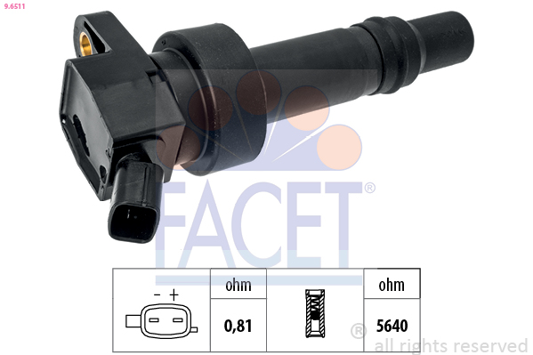 FACET 9.6511 Ignition Coil