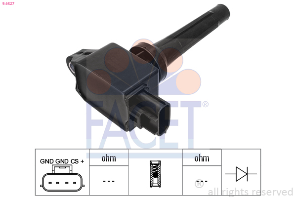 FACET 9.6527 Tändspole