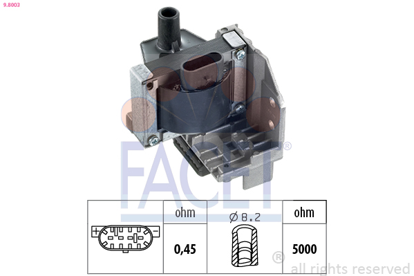 FACET 9.8003 Ignition Coil...