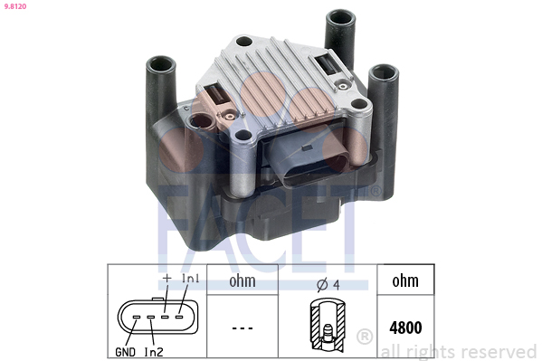 FACET 9.8120 Ignition Coil...