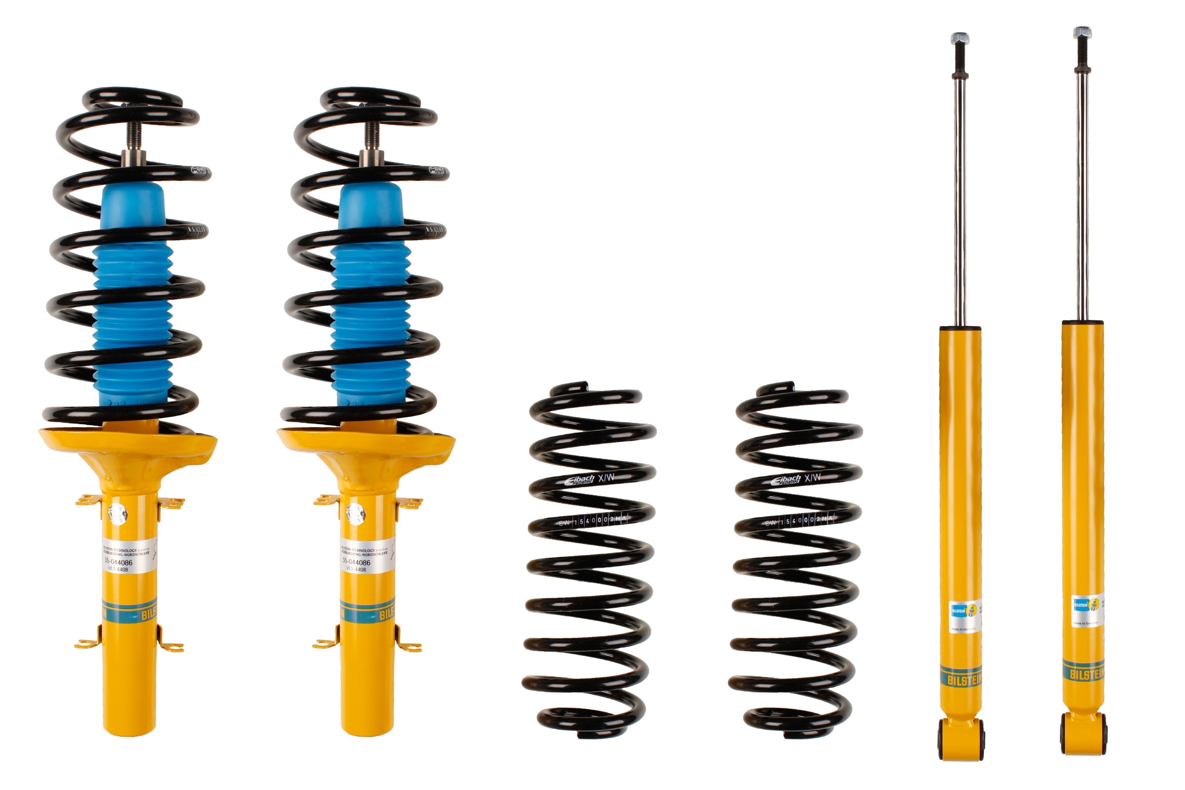Suspension Kit, springs/shock absorbers