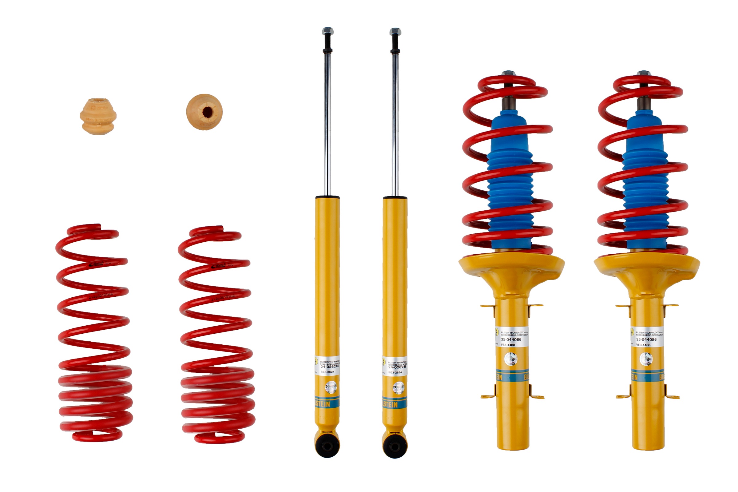 Suspension Kit, springs/shock absorbers