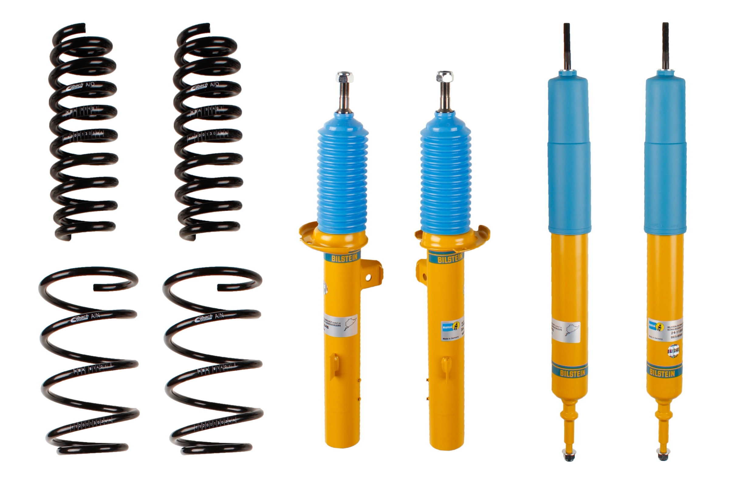 Suspension Kit, springs/shock absorbers