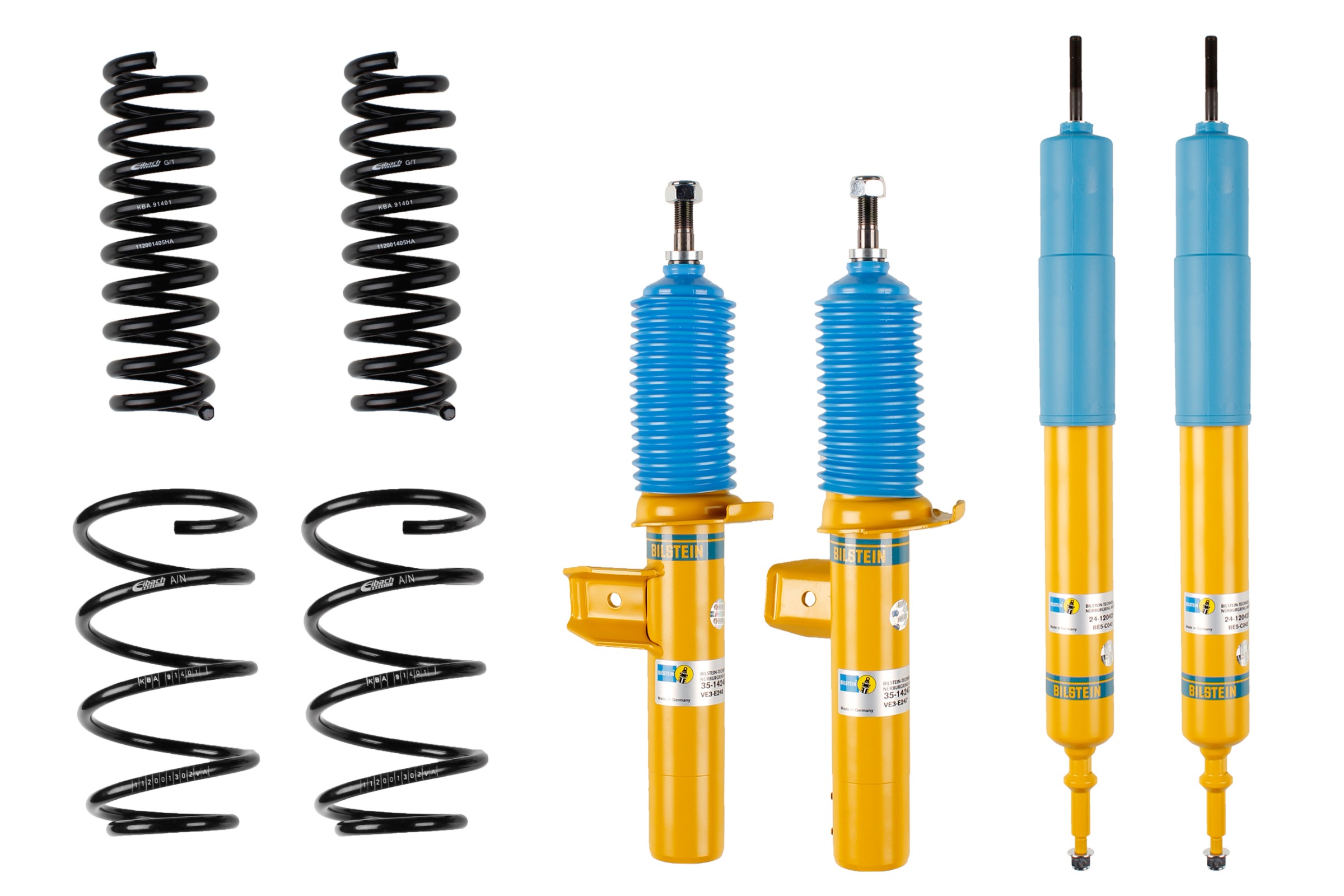 Suspension Kit, springs/shock absorbers