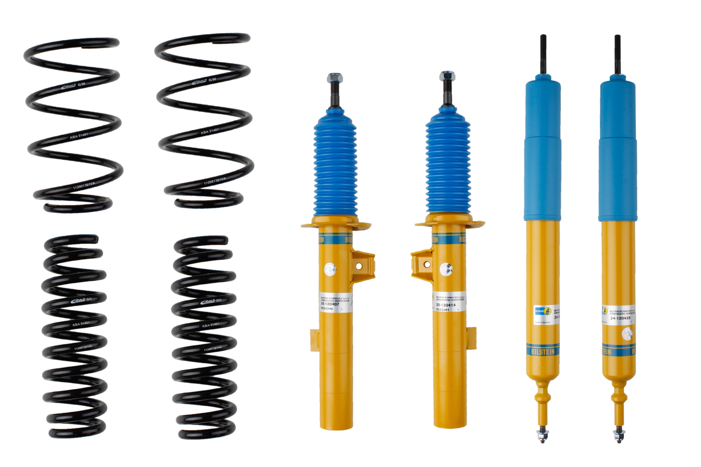 Suspension Kit, springs/shock absorbers