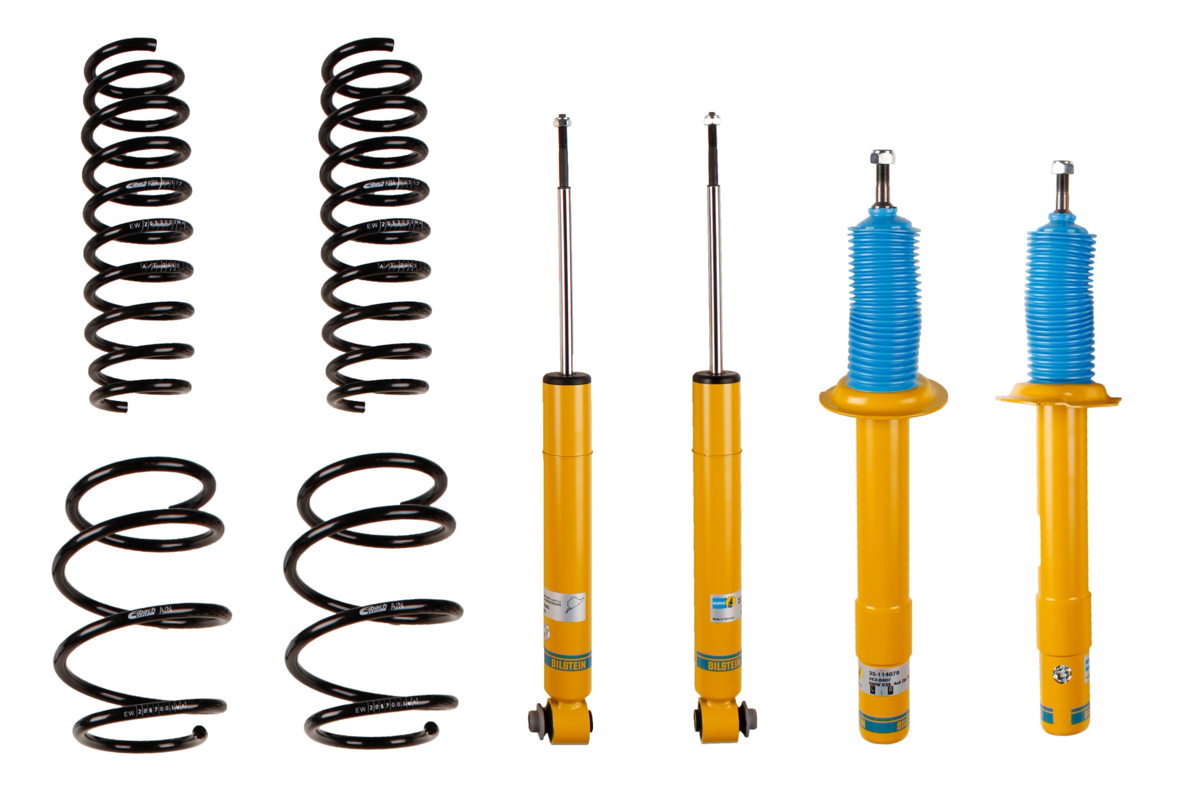 Suspension Kit, springs/shock absorbers