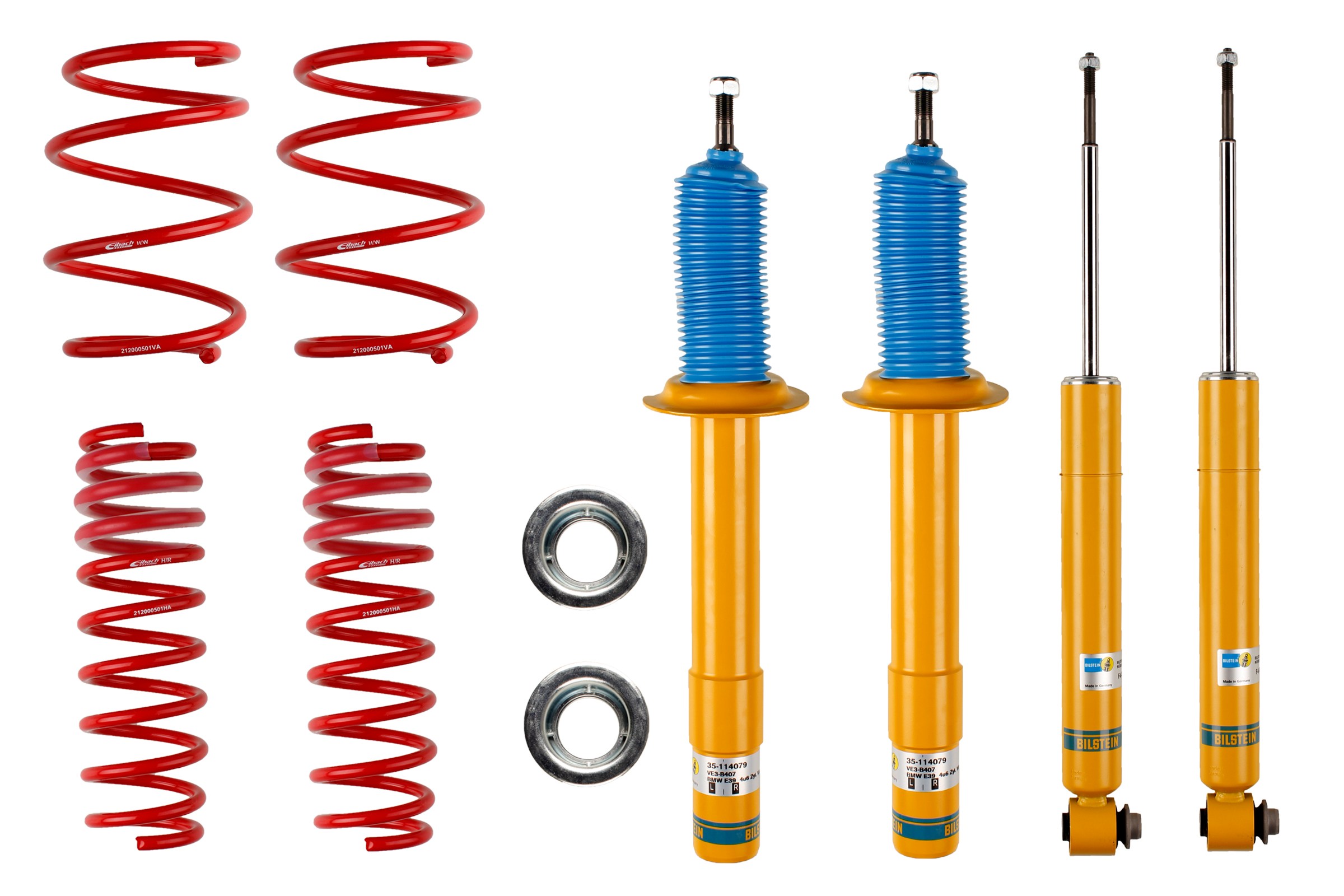 Suspension Kit, springs/shock absorbers