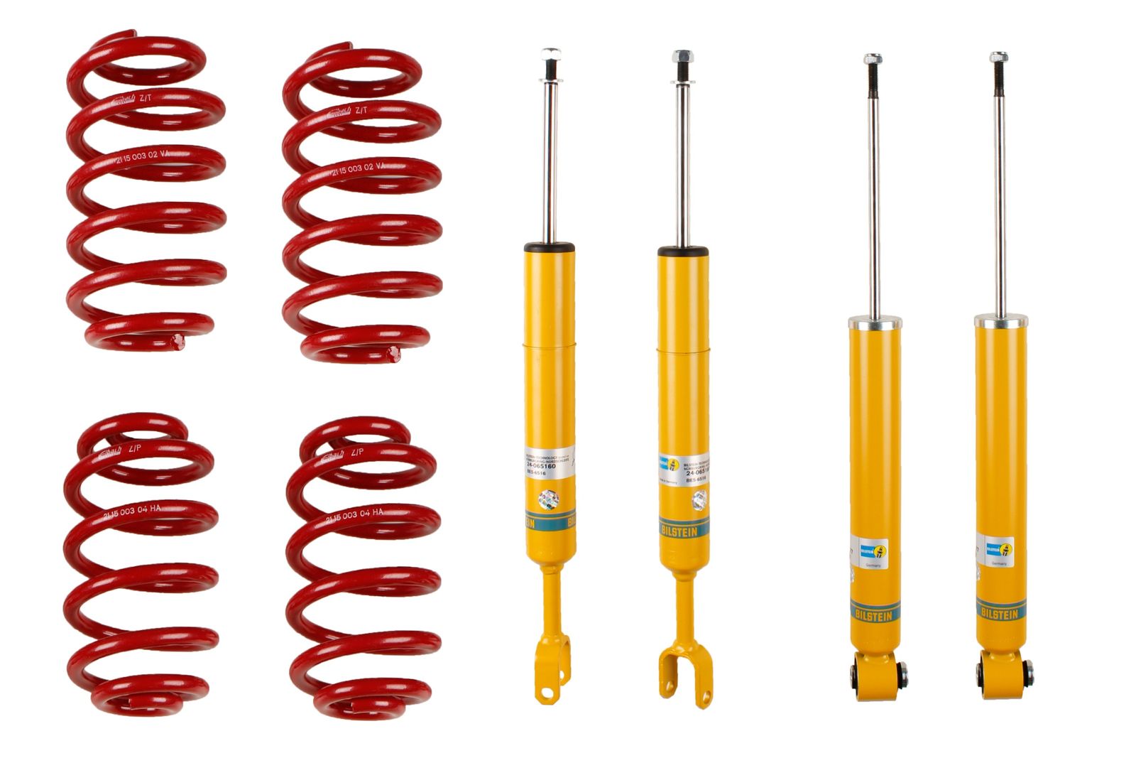 Suspension Kit, springs/shock absorbers