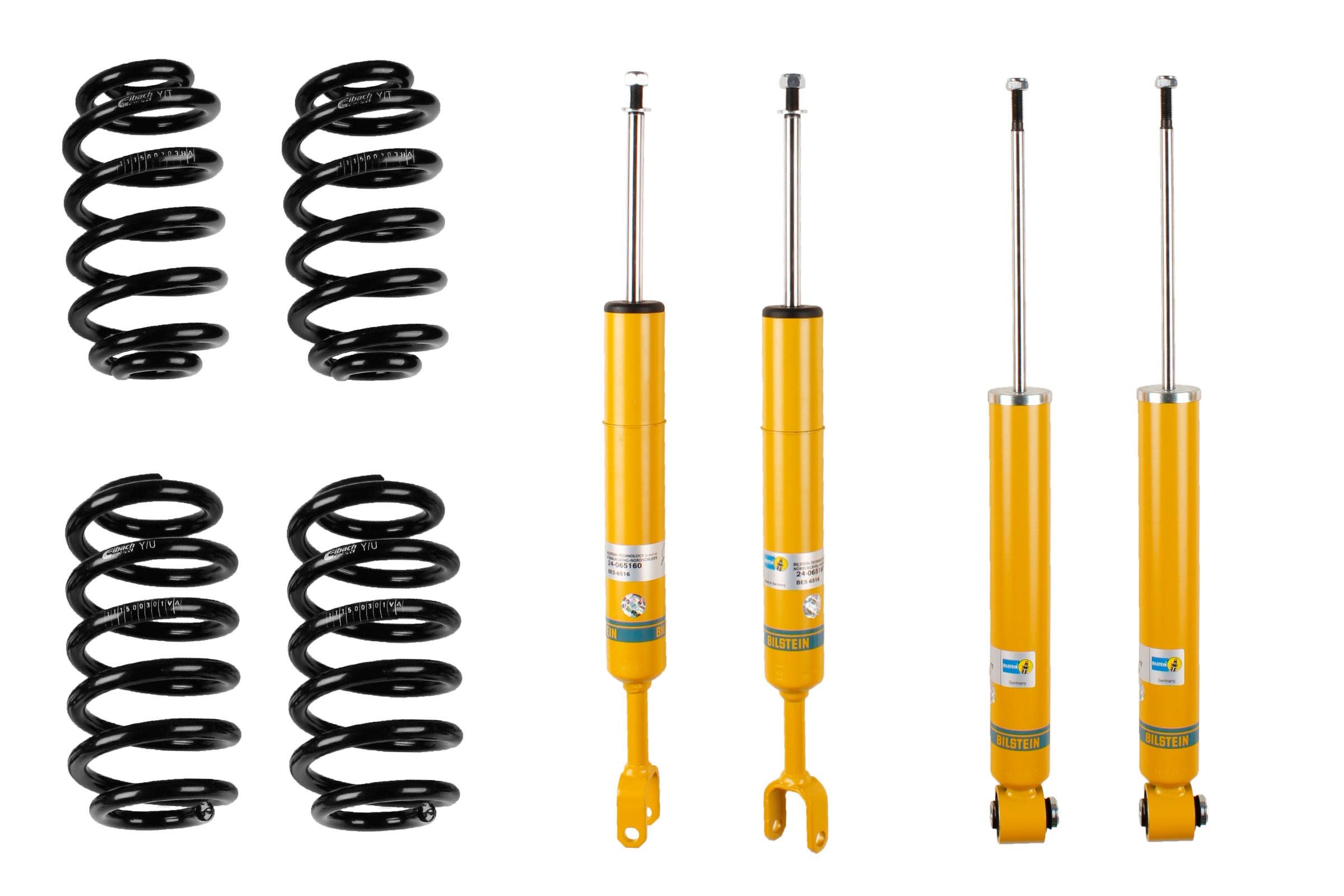 Suspension Kit, springs/shock absorbers