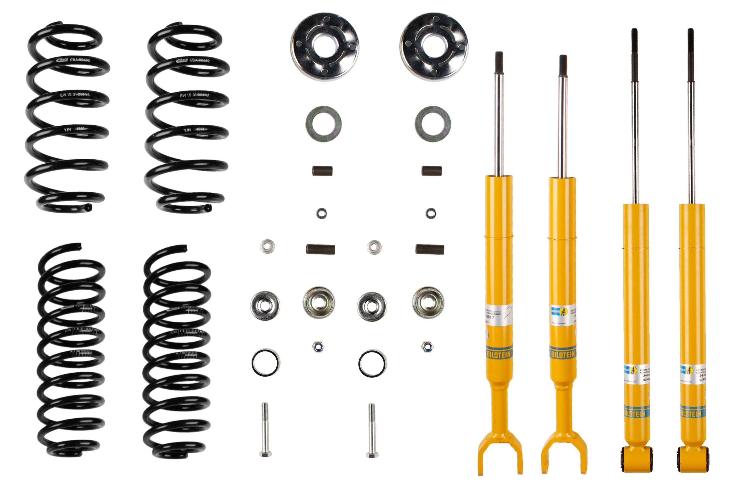 Suspension Kit, springs/shock absorbers