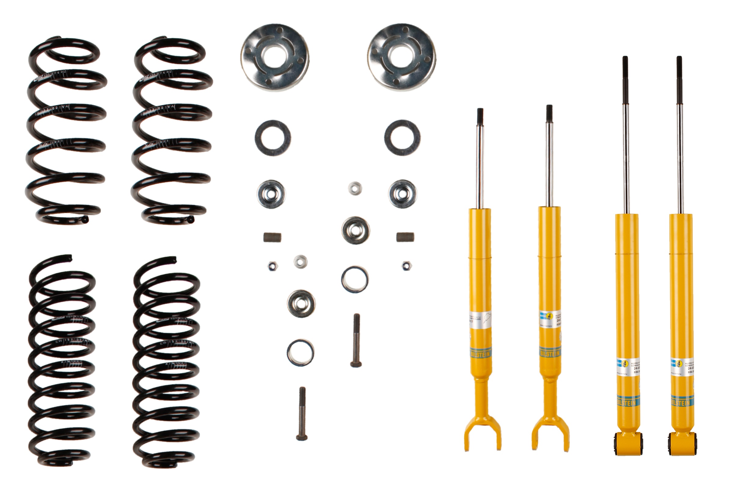 Suspension Kit, springs/shock absorbers