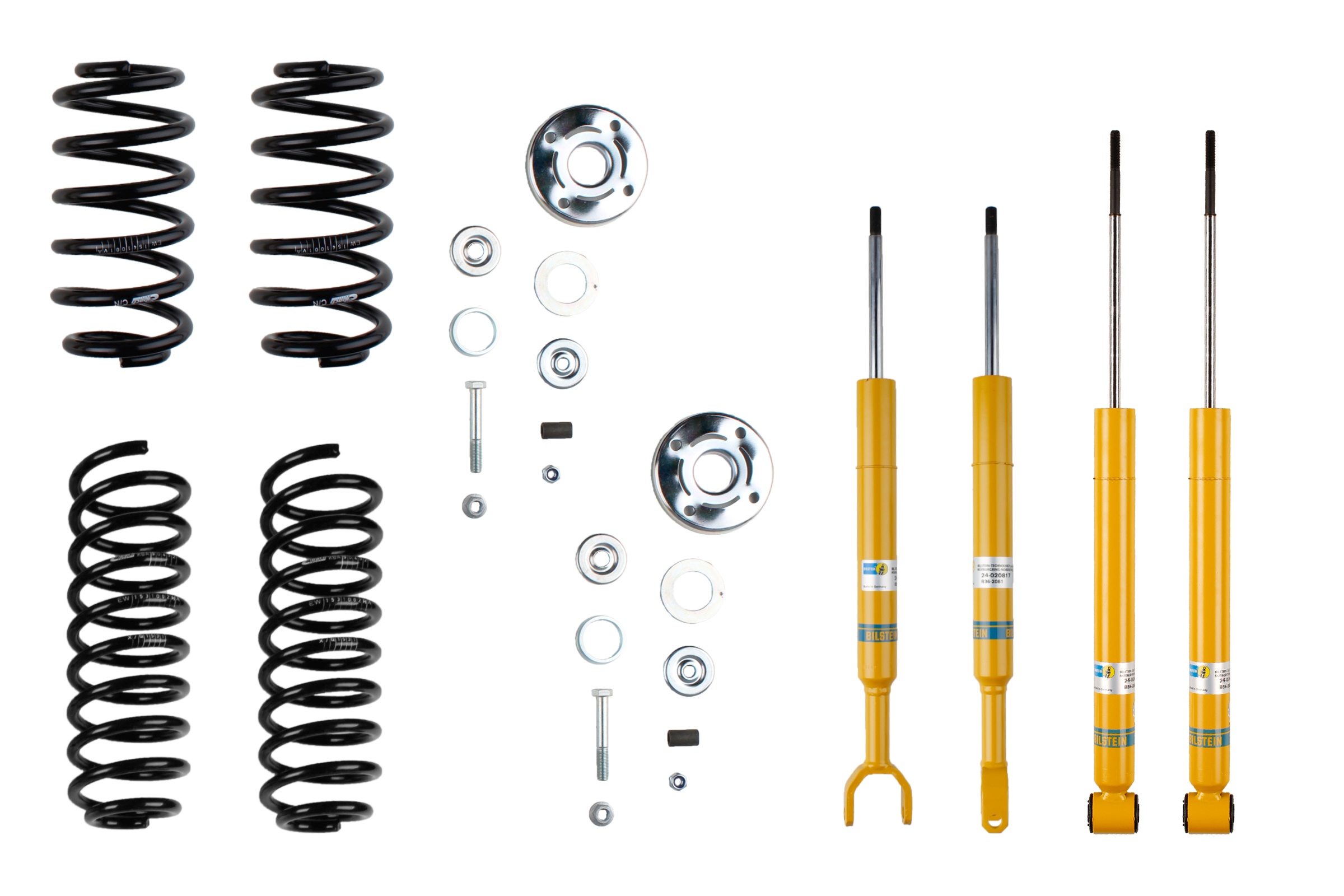 Suspension Kit, springs/shock absorbers