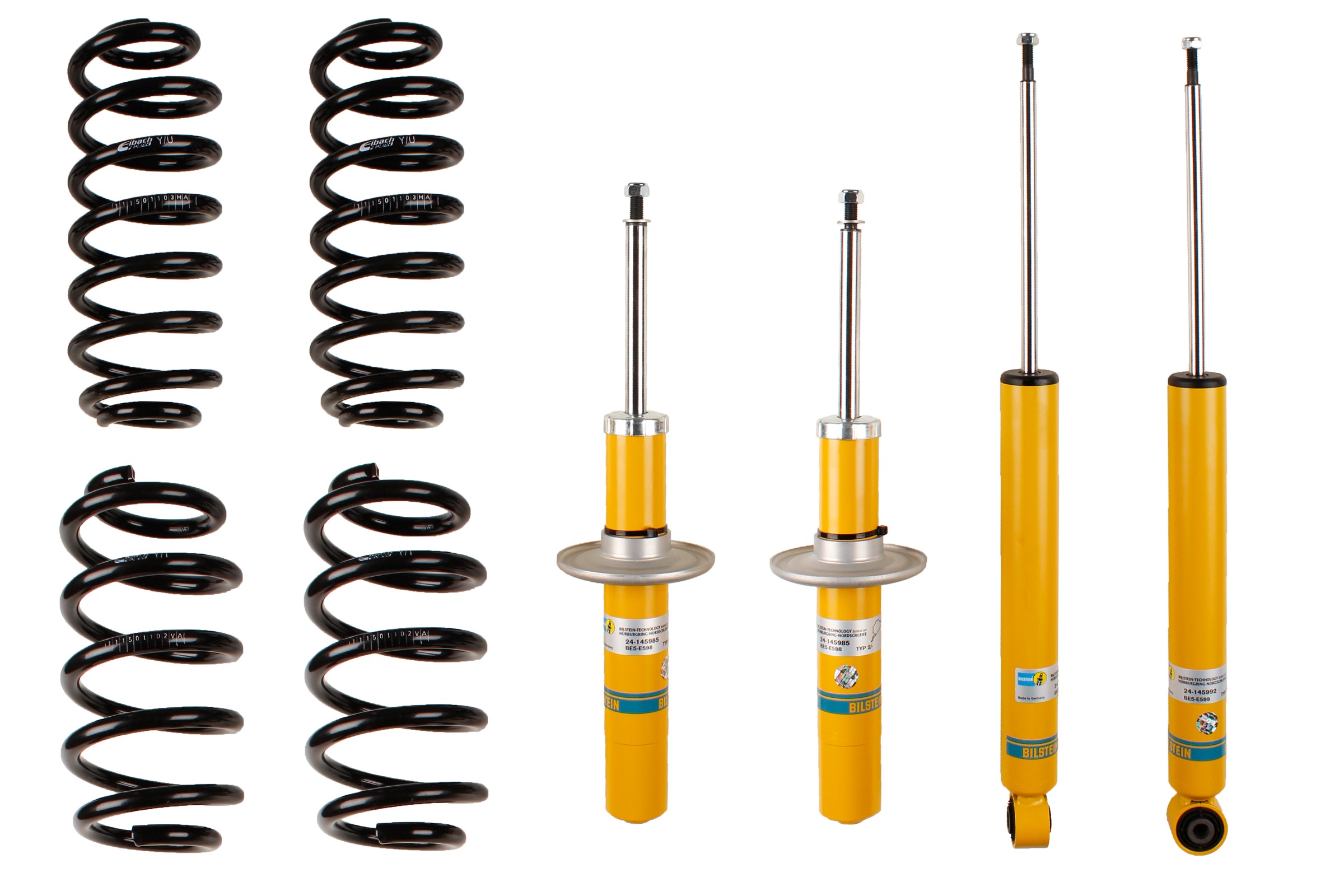 Suspension Kit, springs/shock absorbers