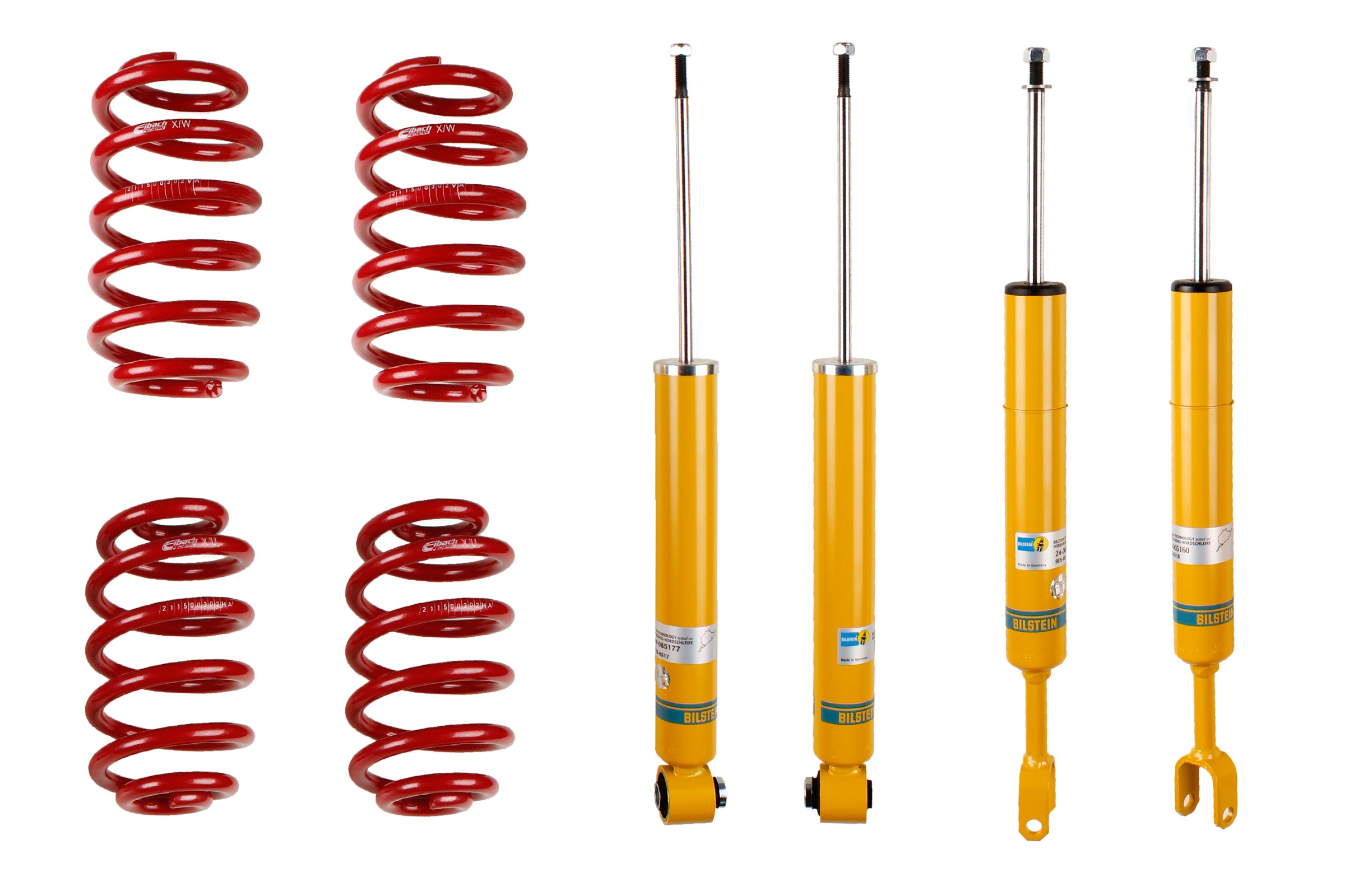 Suspension Kit, springs/shock absorbers