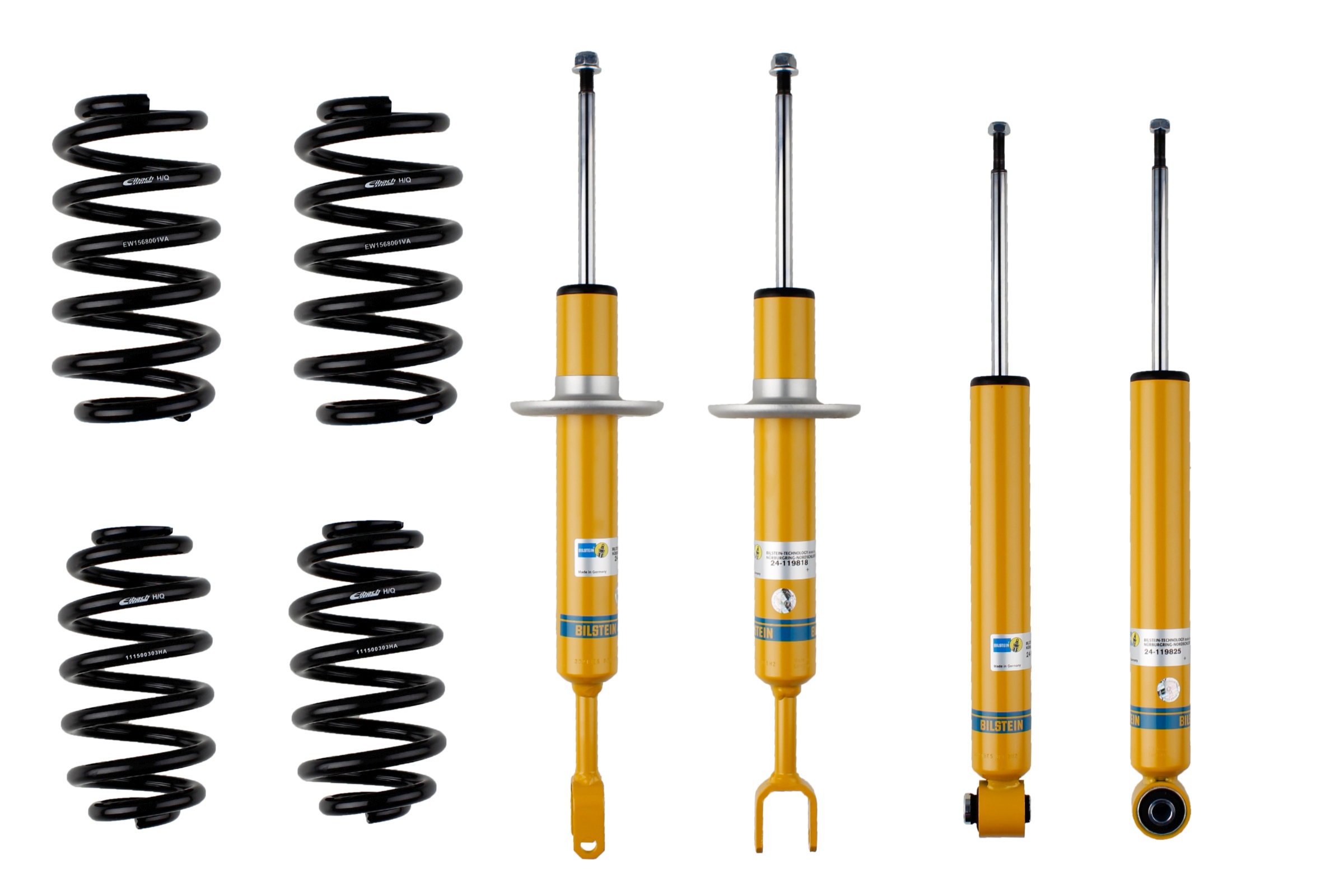 Suspension Kit, springs/shock absorbers