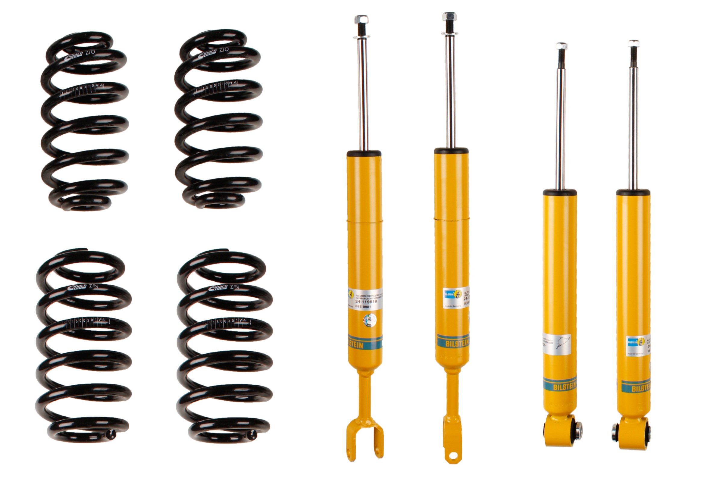 Suspension Kit, springs/shock absorbers