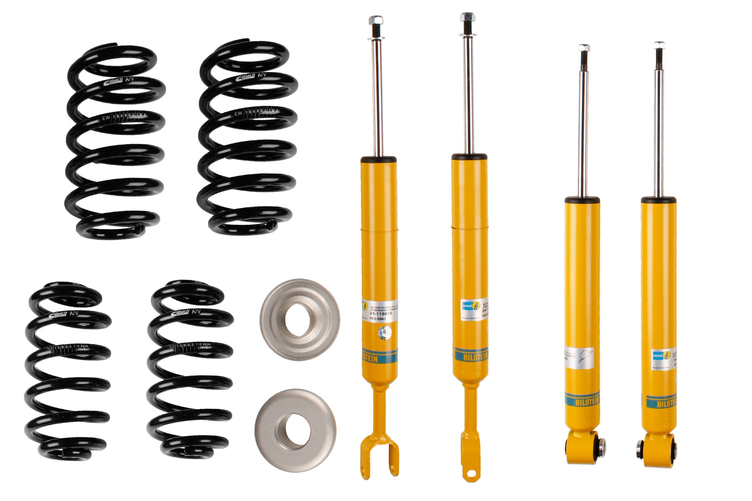 Suspension Kit, springs/shock absorbers