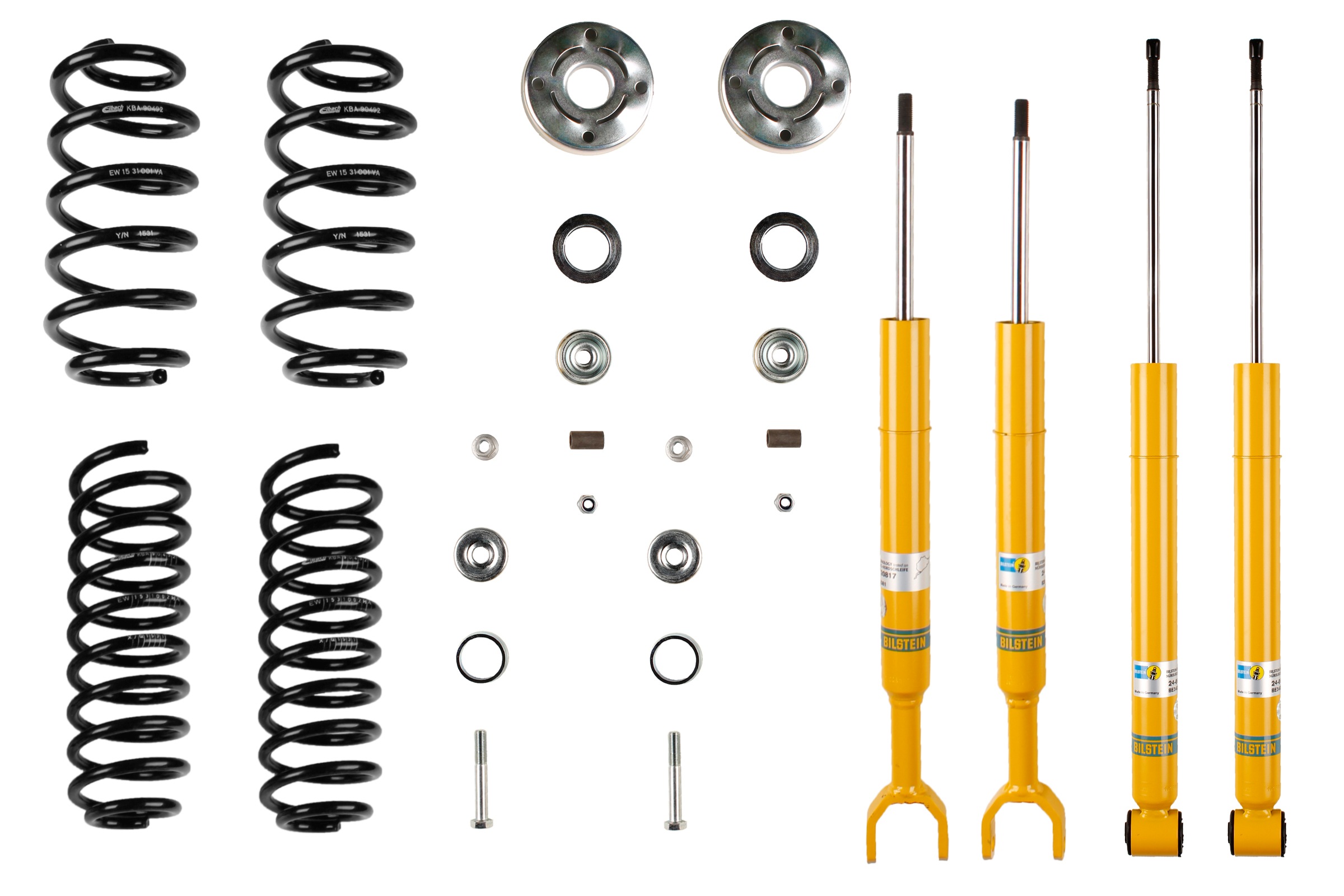 Suspension Kit, springs/shock absorbers