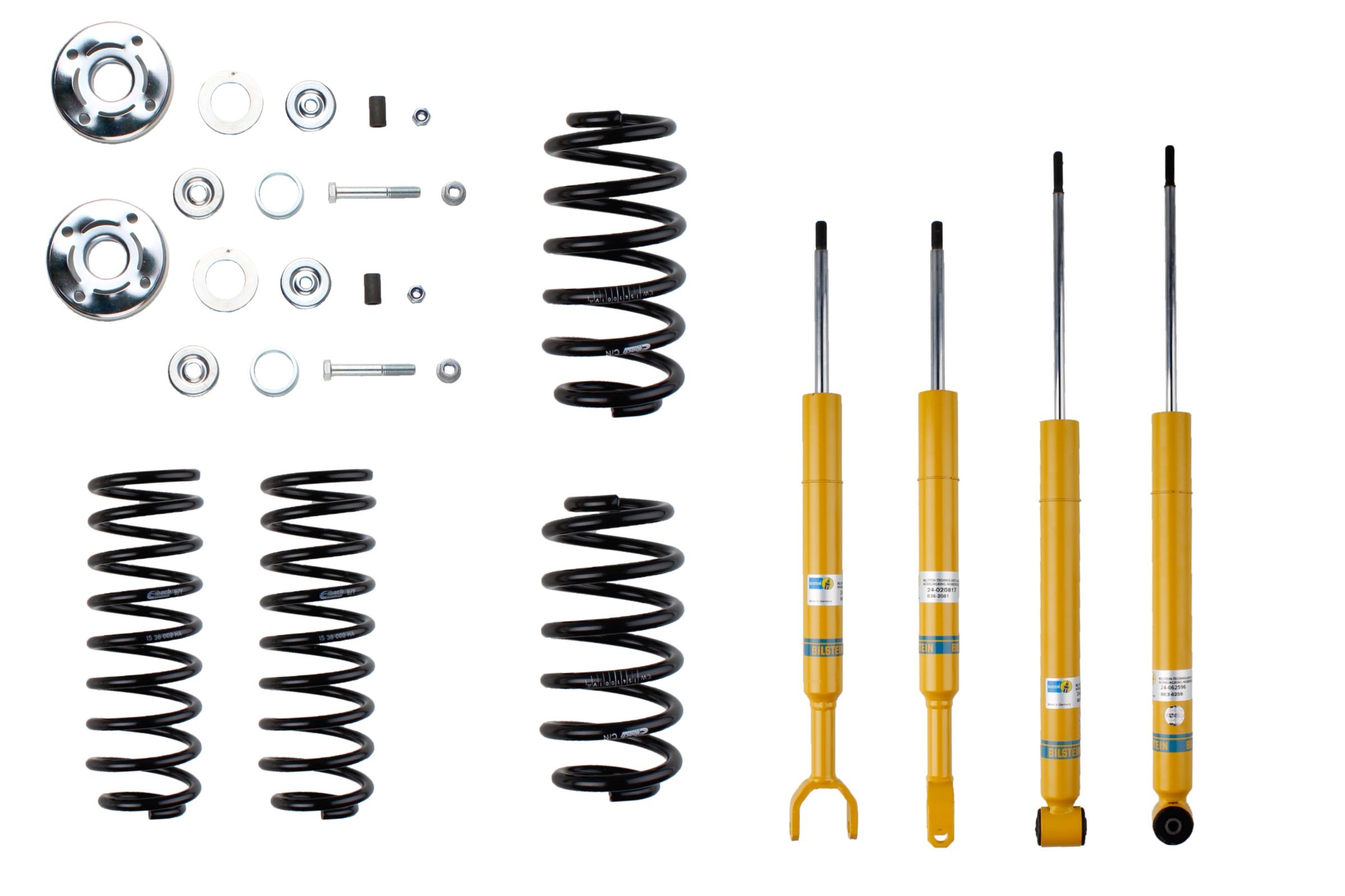 Suspension Kit, springs/shock absorbers