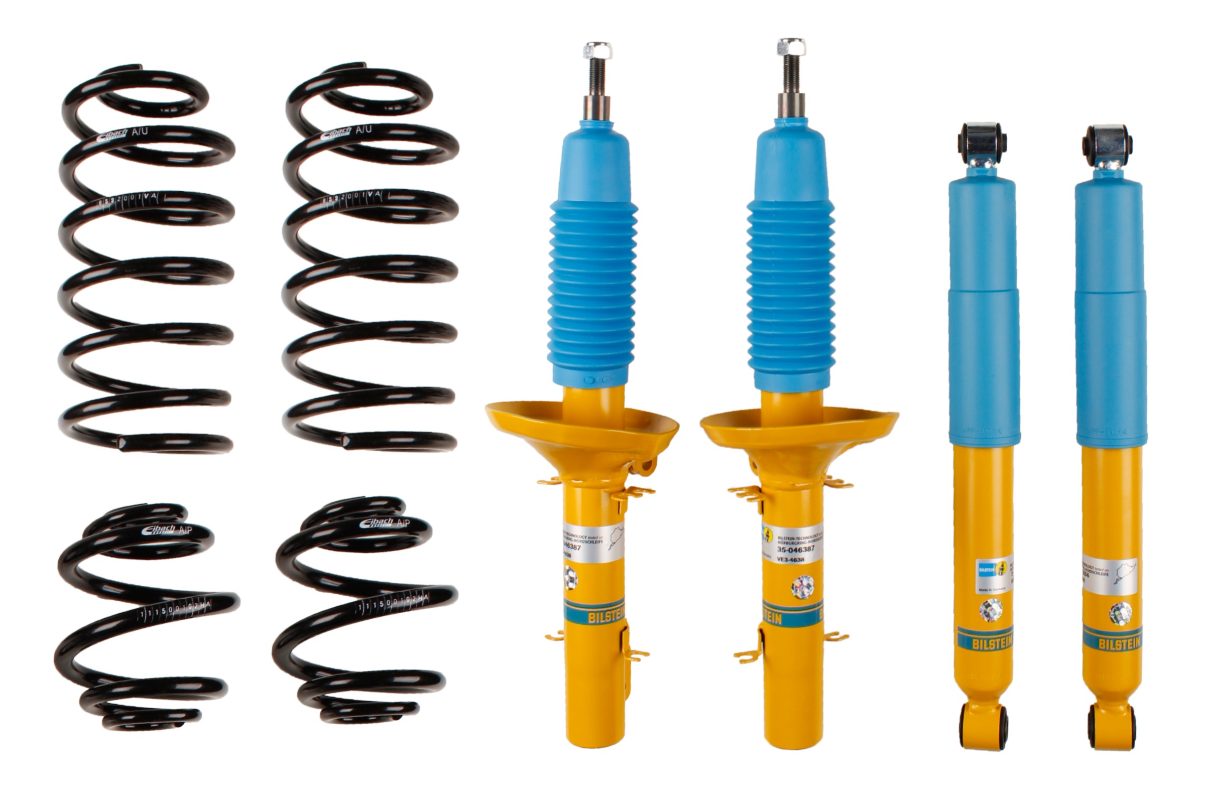Suspension Kit, springs/shock absorbers