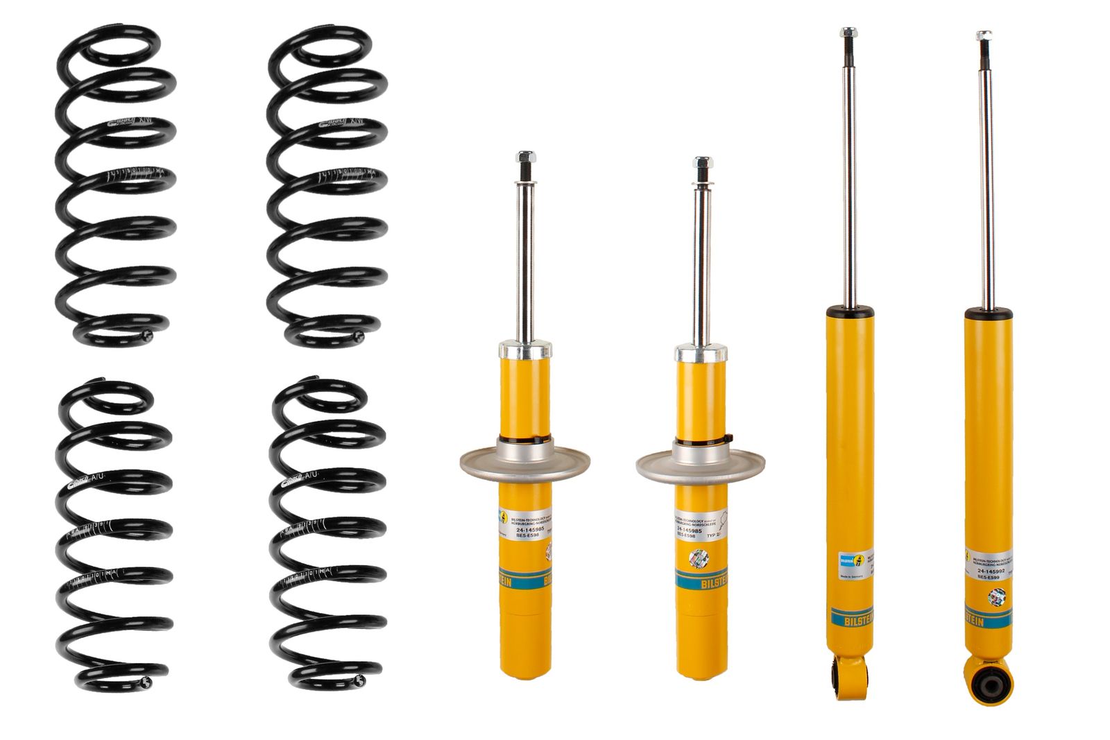 Suspension Kit, springs/shock absorbers