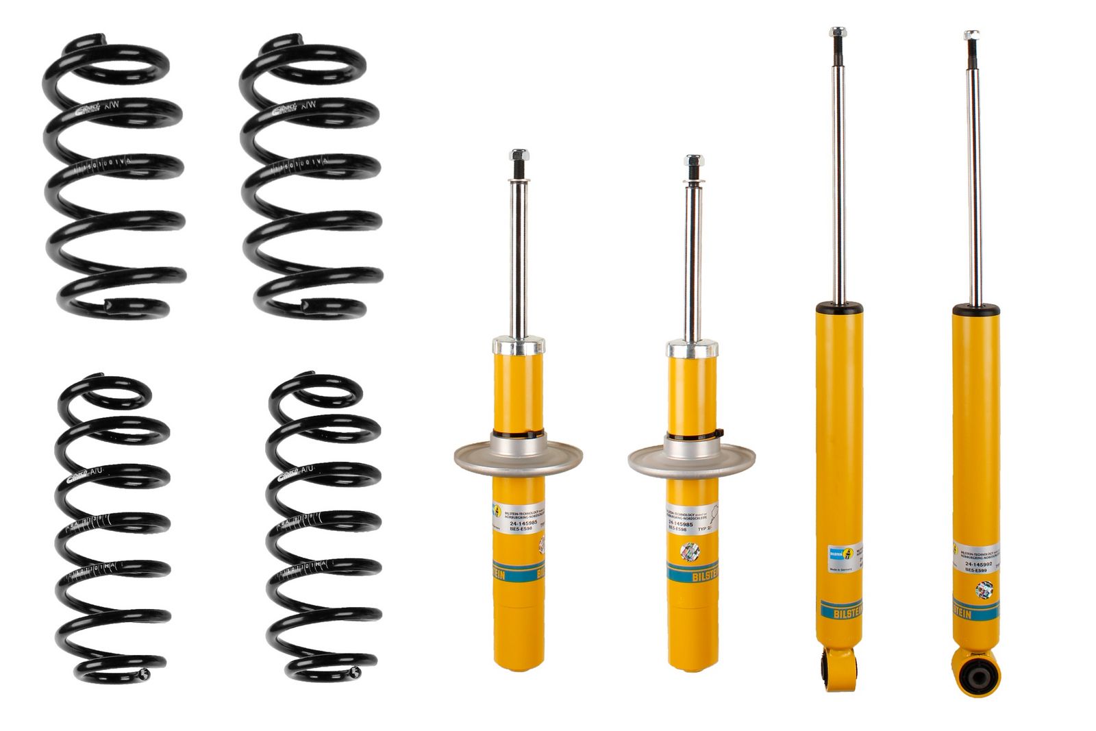Suspension Kit, springs/shock absorbers