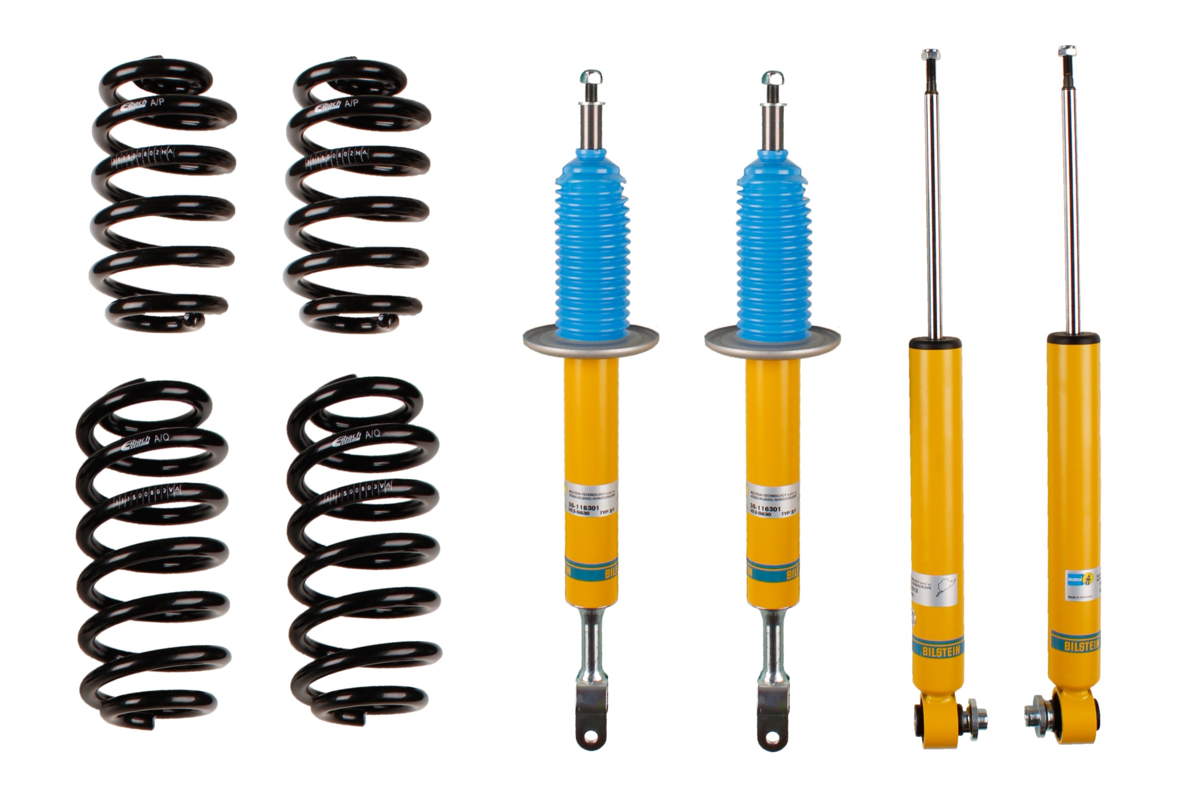 Suspension Kit, springs/shock absorbers