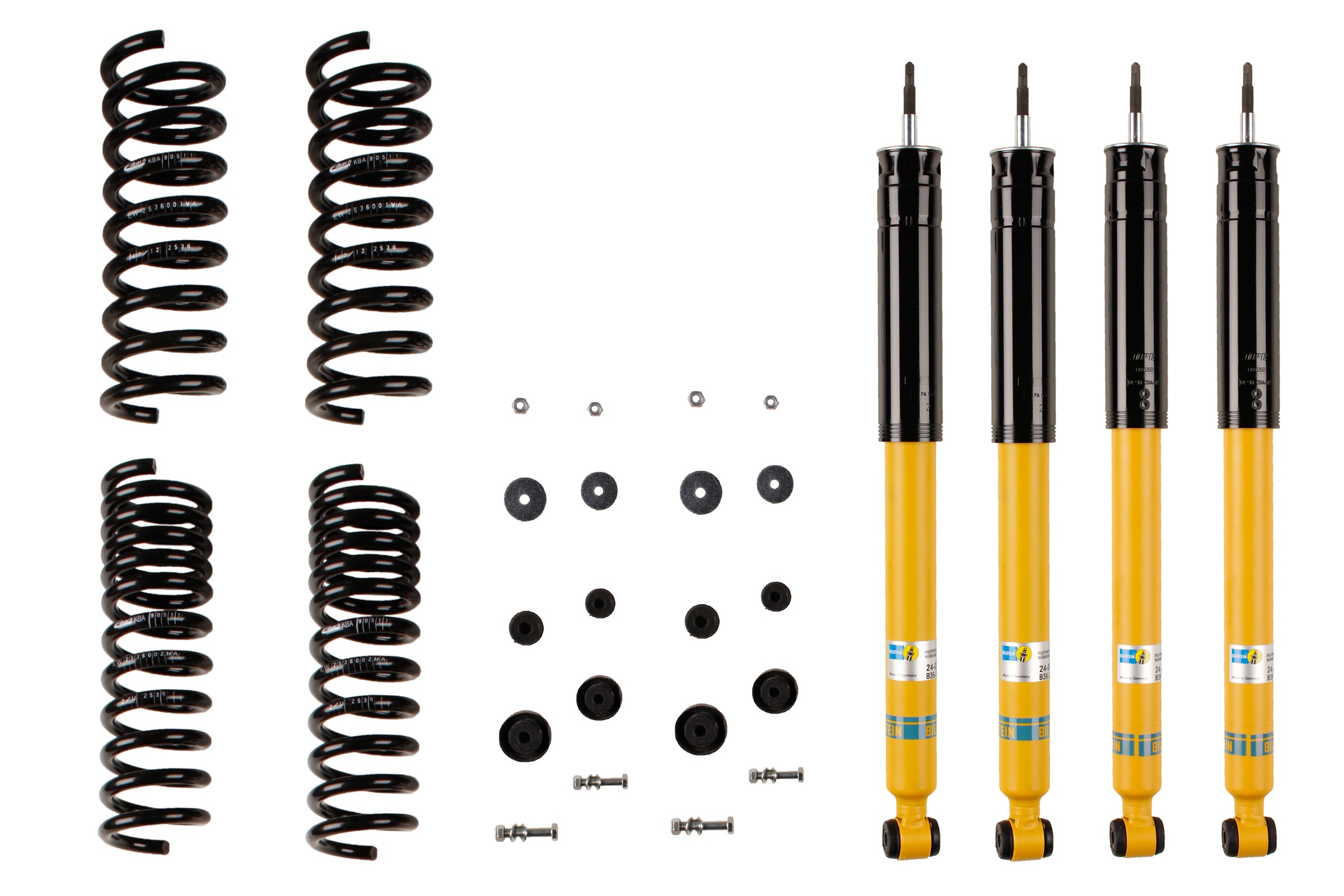 Suspension Kit, springs/shock absorbers