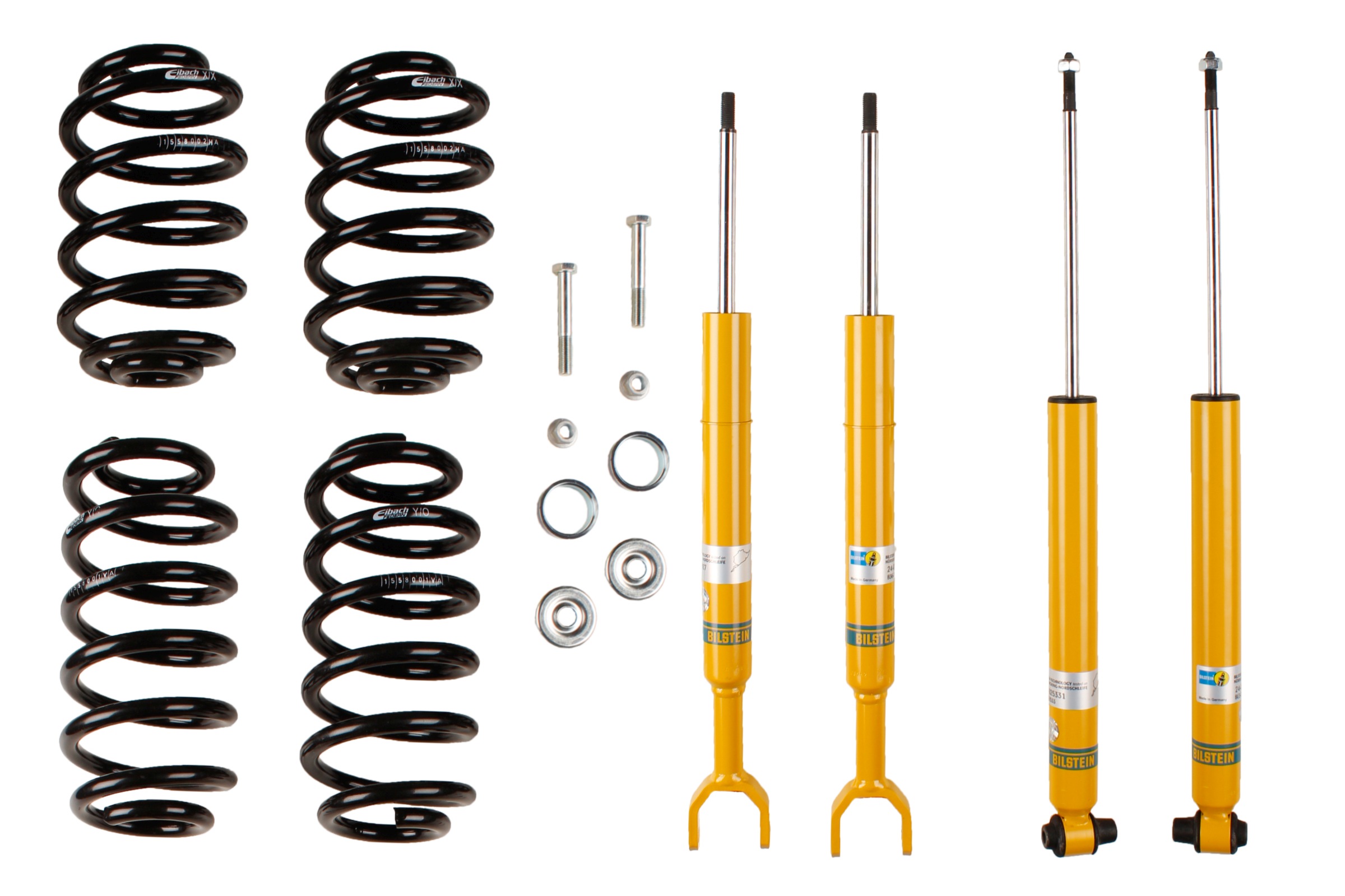 Suspension Kit, springs/shock absorbers
