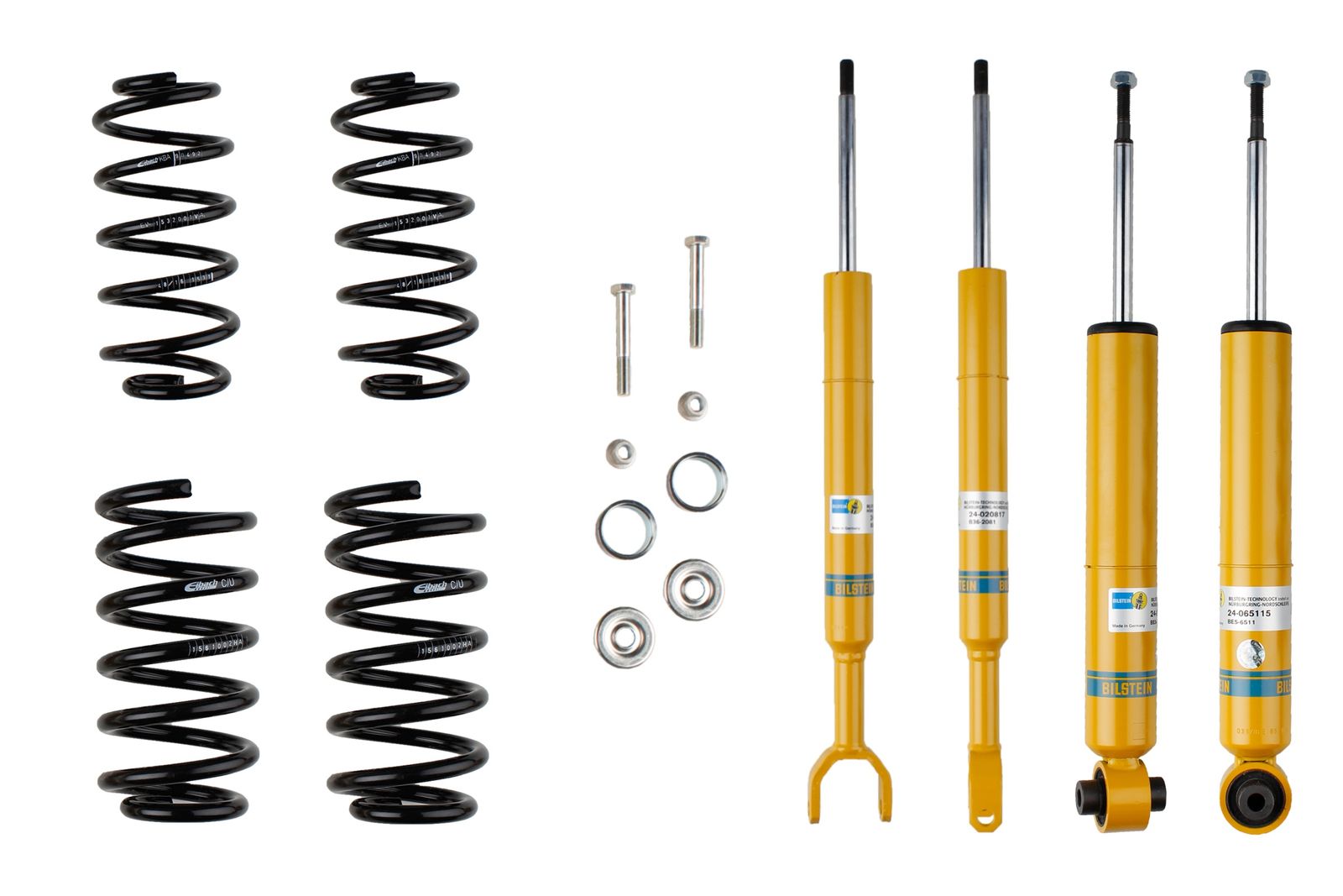Suspension Kit, springs/shock absorbers