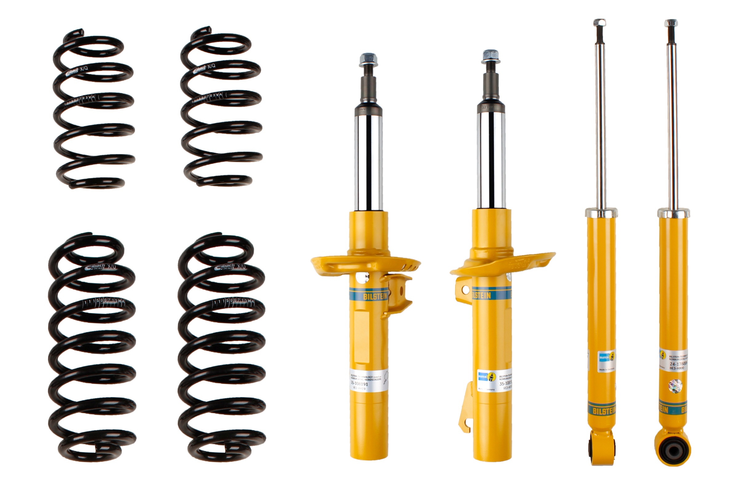 Suspension Kit, springs/shock absorbers