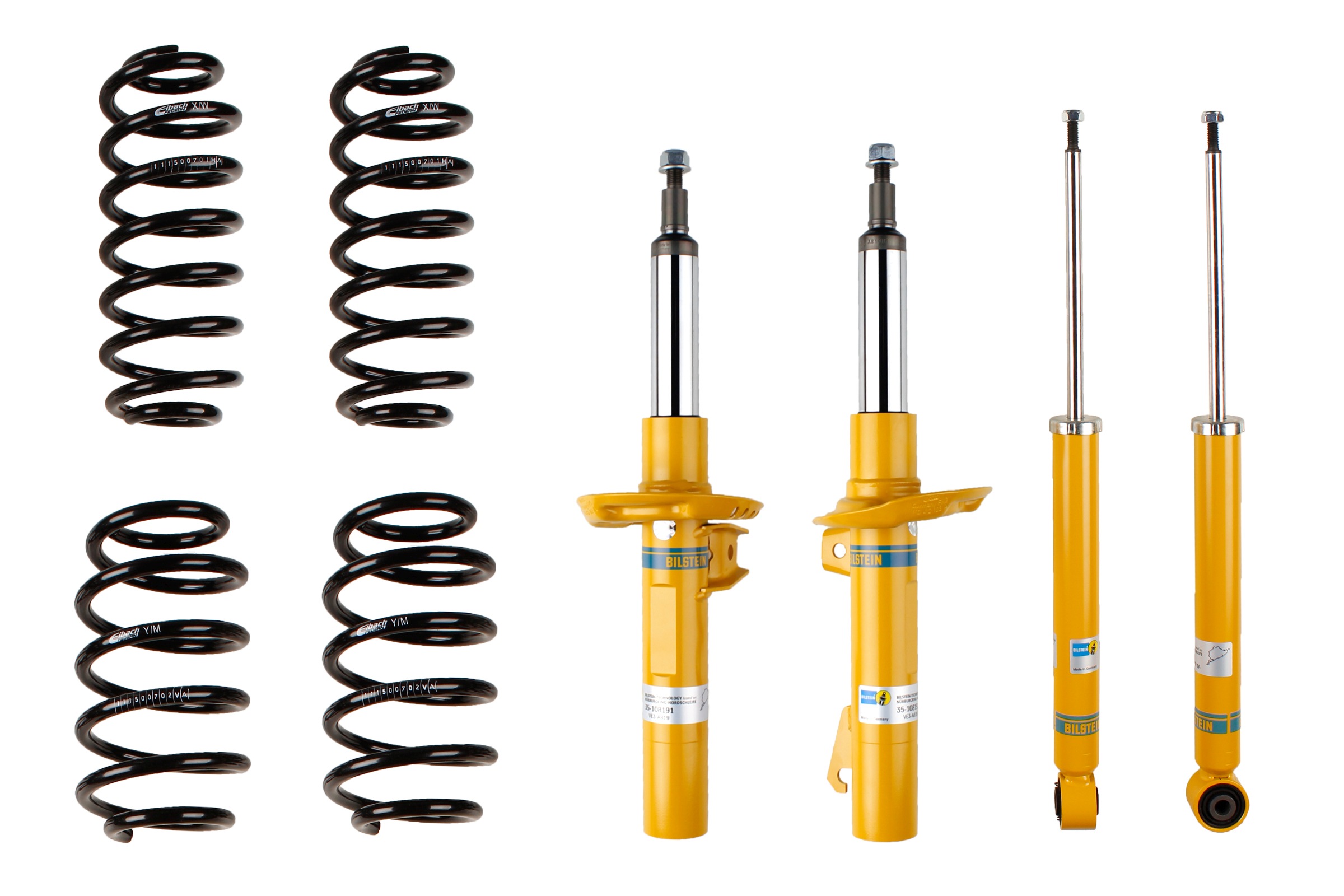 Suspension Kit, springs/shock absorbers
