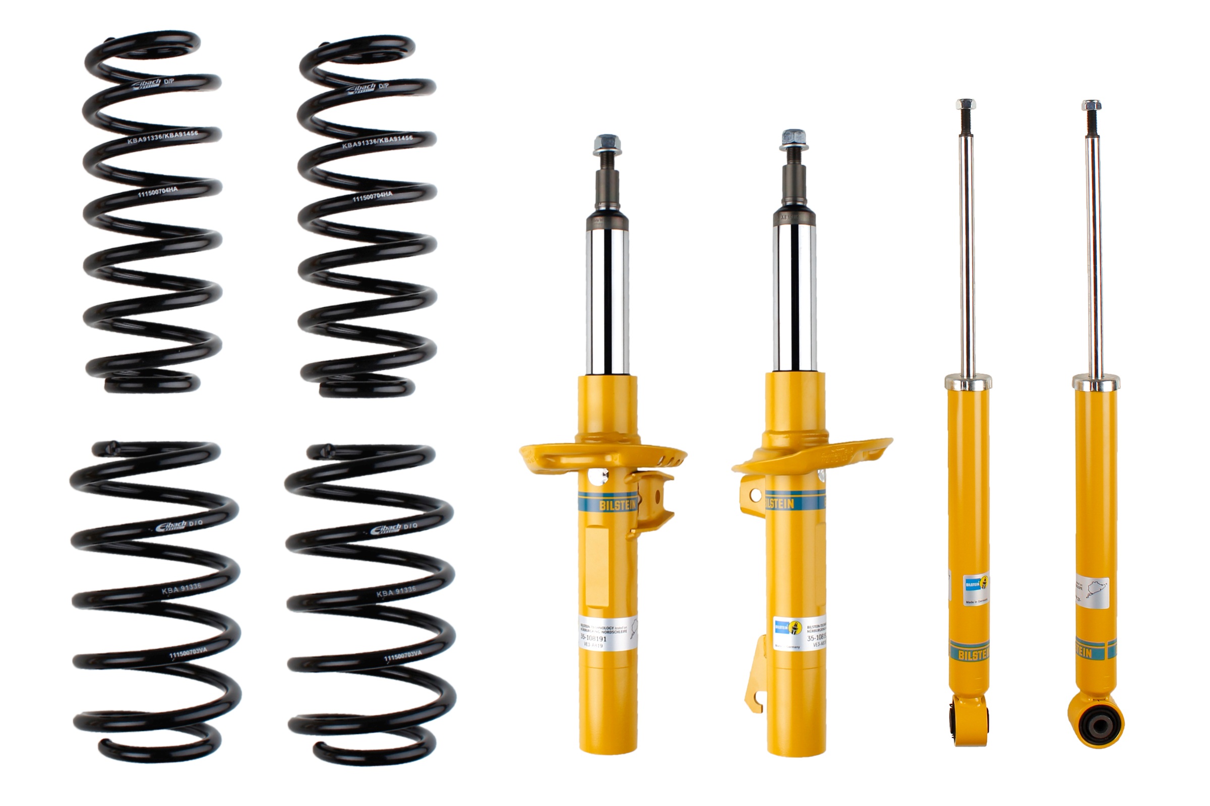 Suspension Kit, springs/shock absorbers