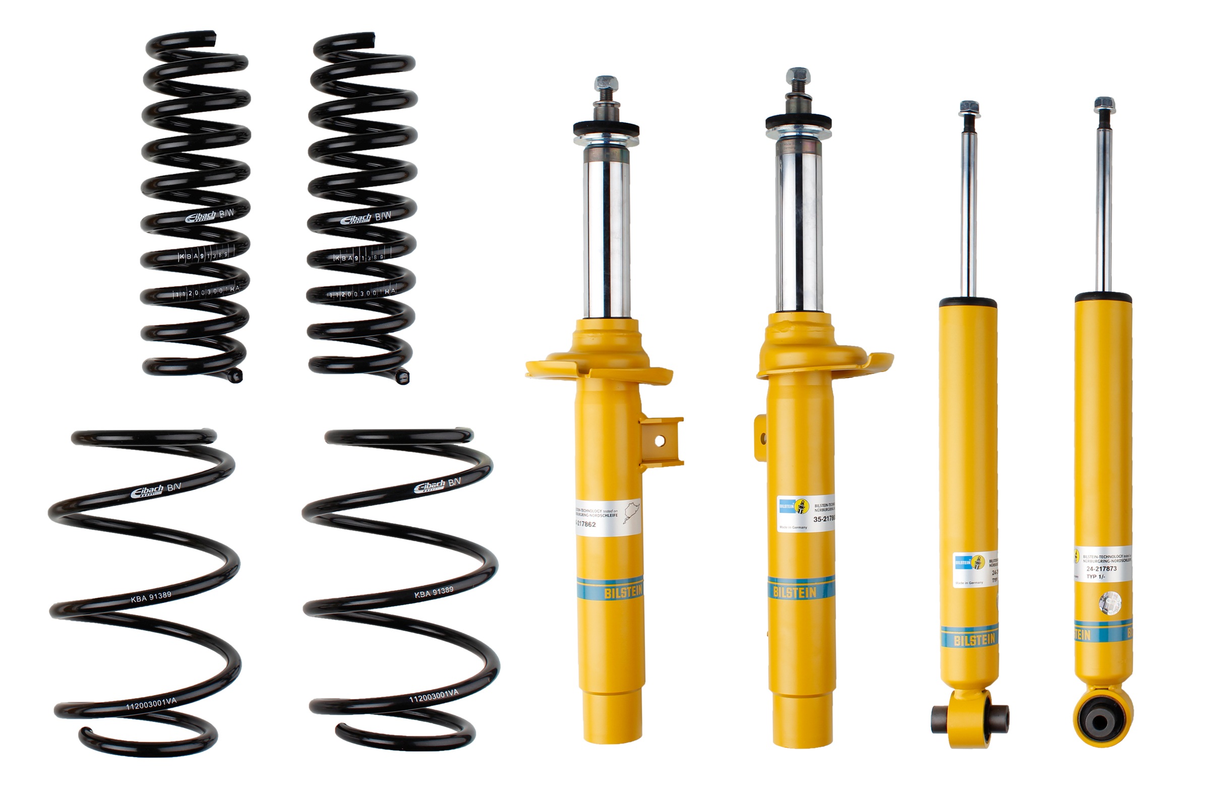Suspension Kit, springs/shock absorbers