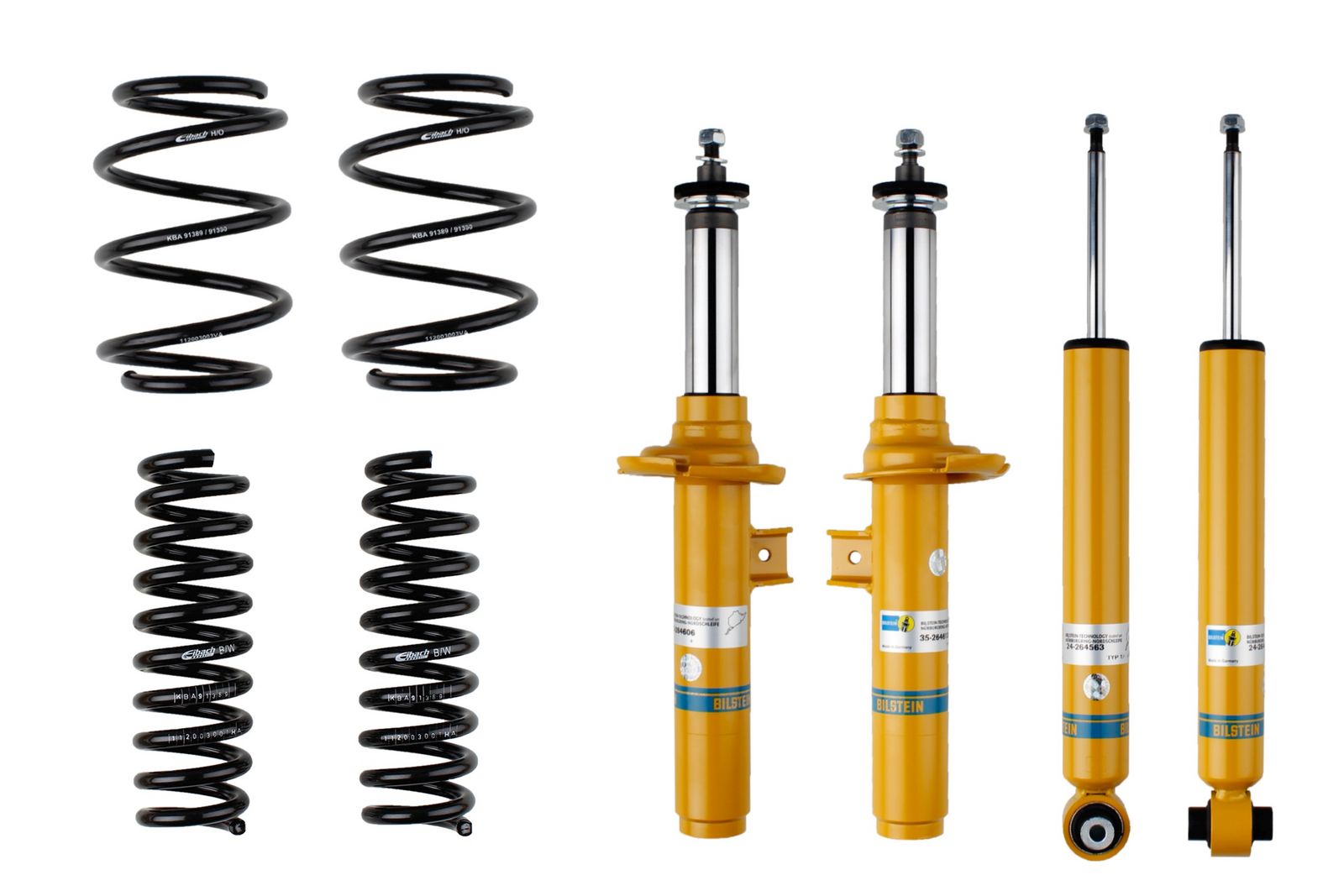 Suspension Kit, springs/shock absorbers