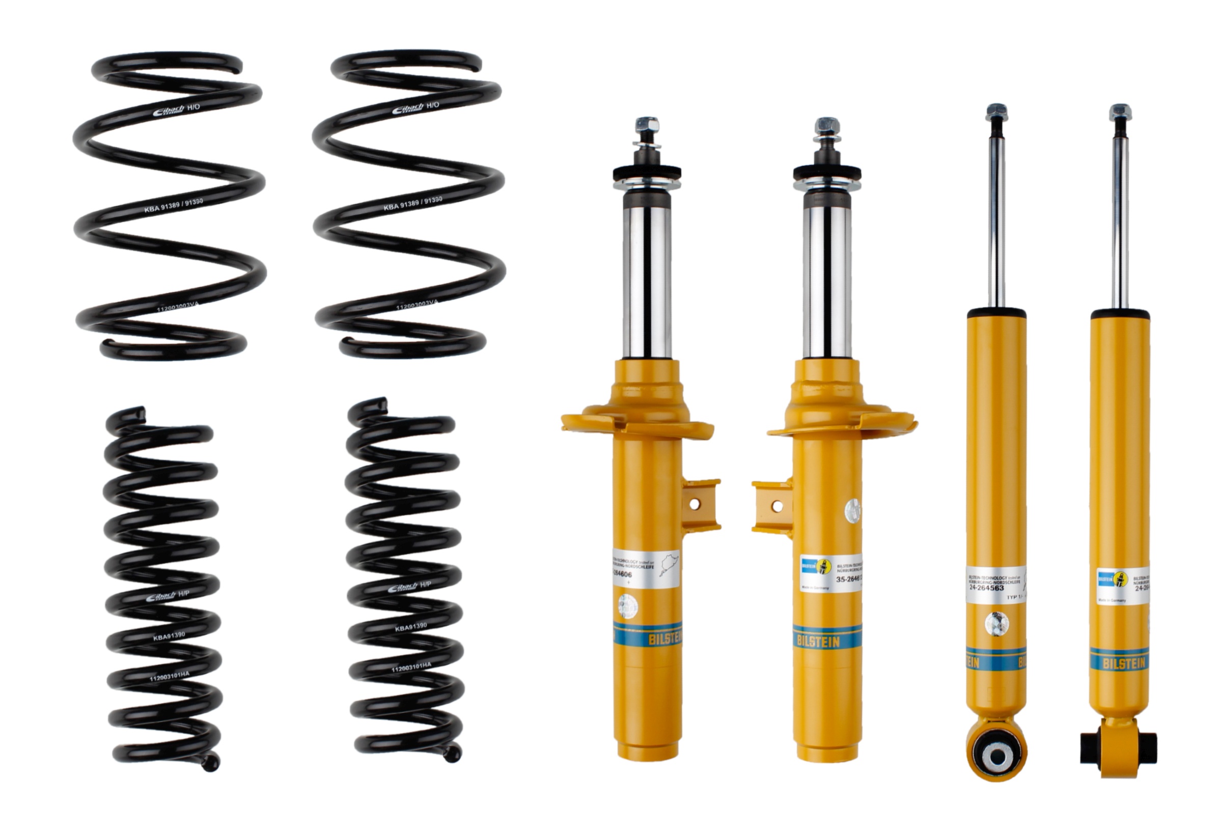 Suspension Kit, springs/shock absorbers