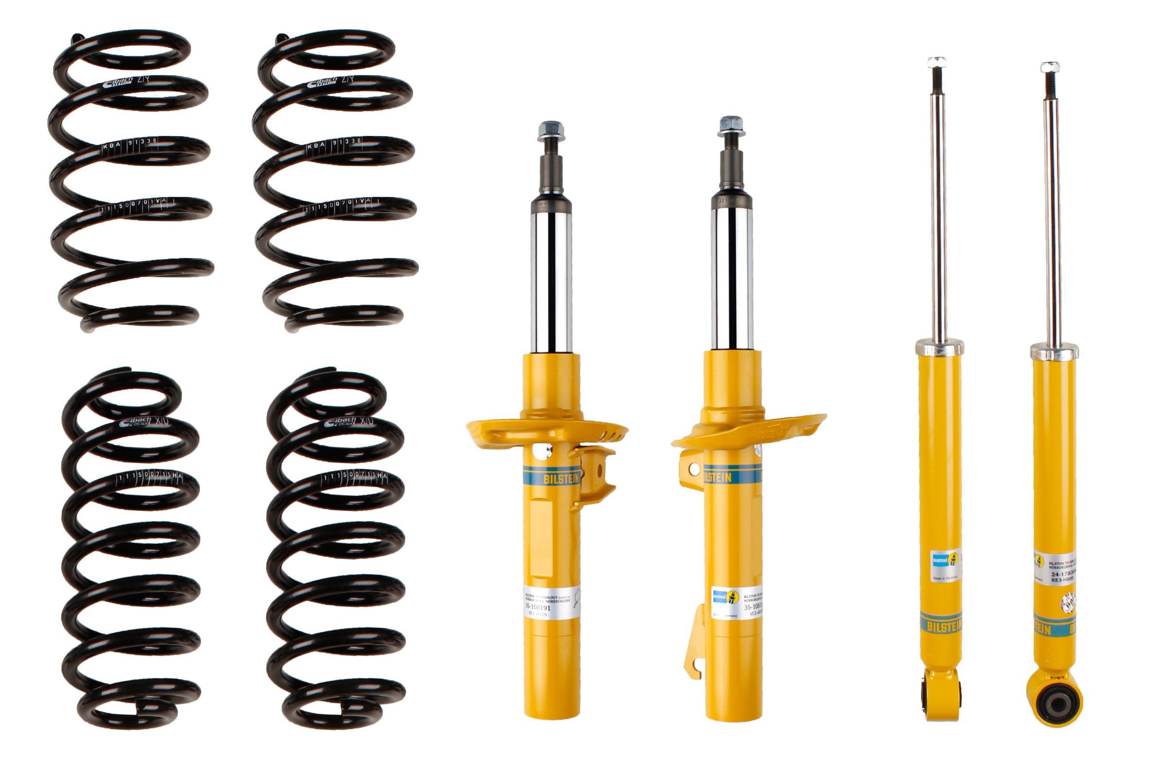 Suspension Kit, springs/shock absorbers