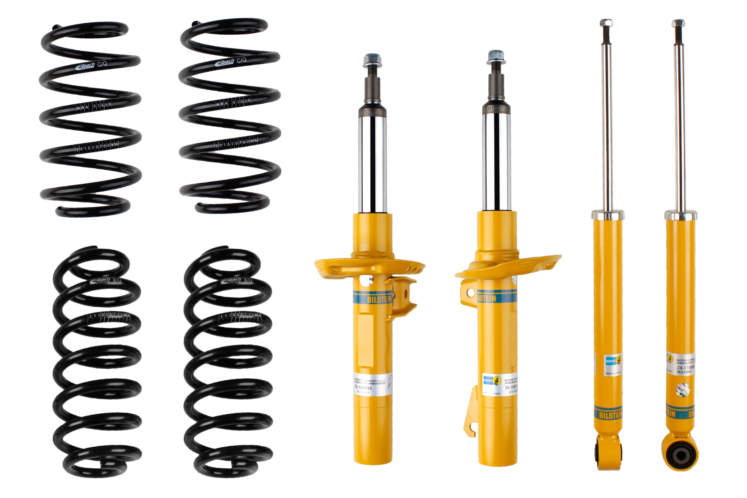 Suspension Kit, springs/shock absorbers