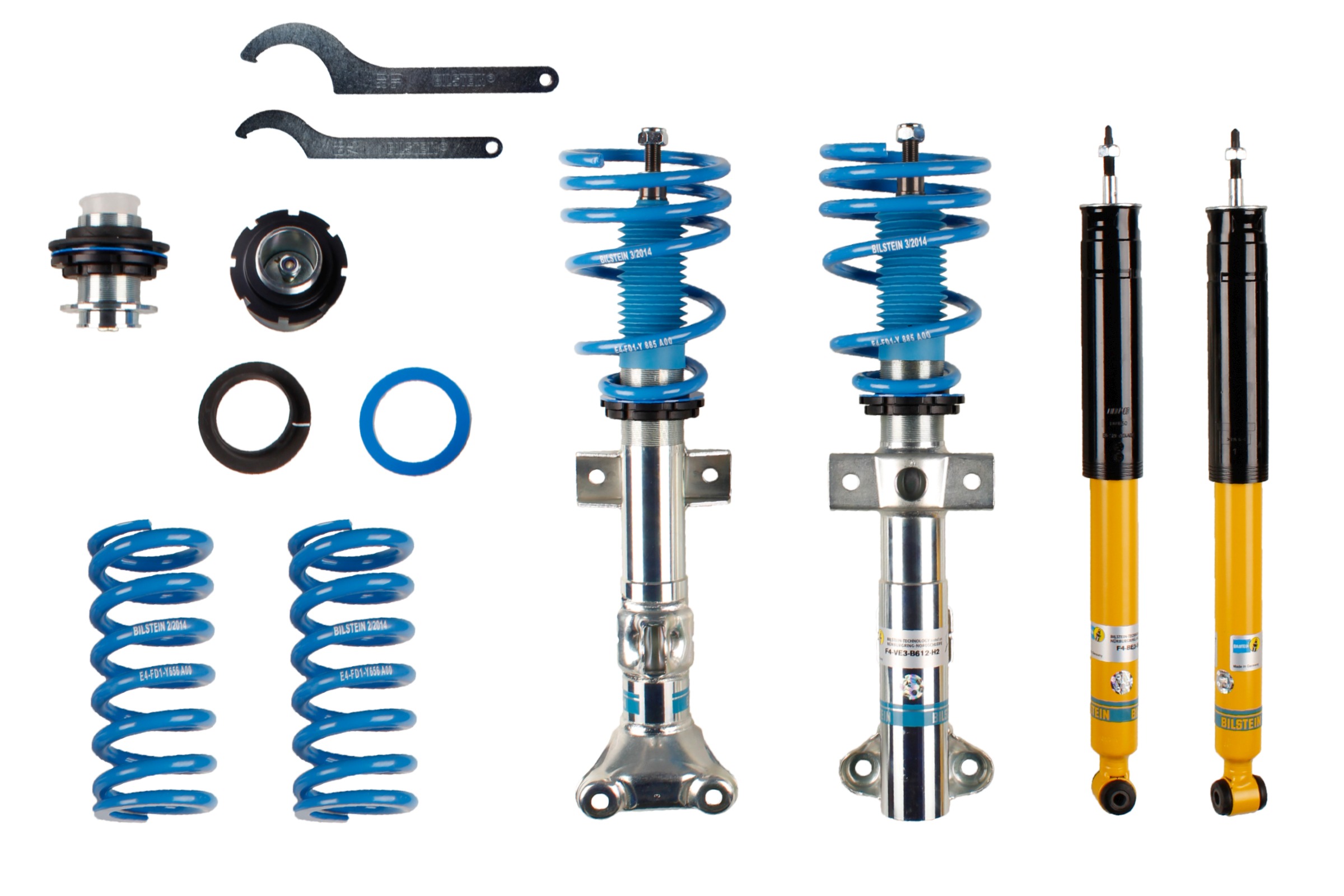 Suspension Kit, springs/shock absorbers