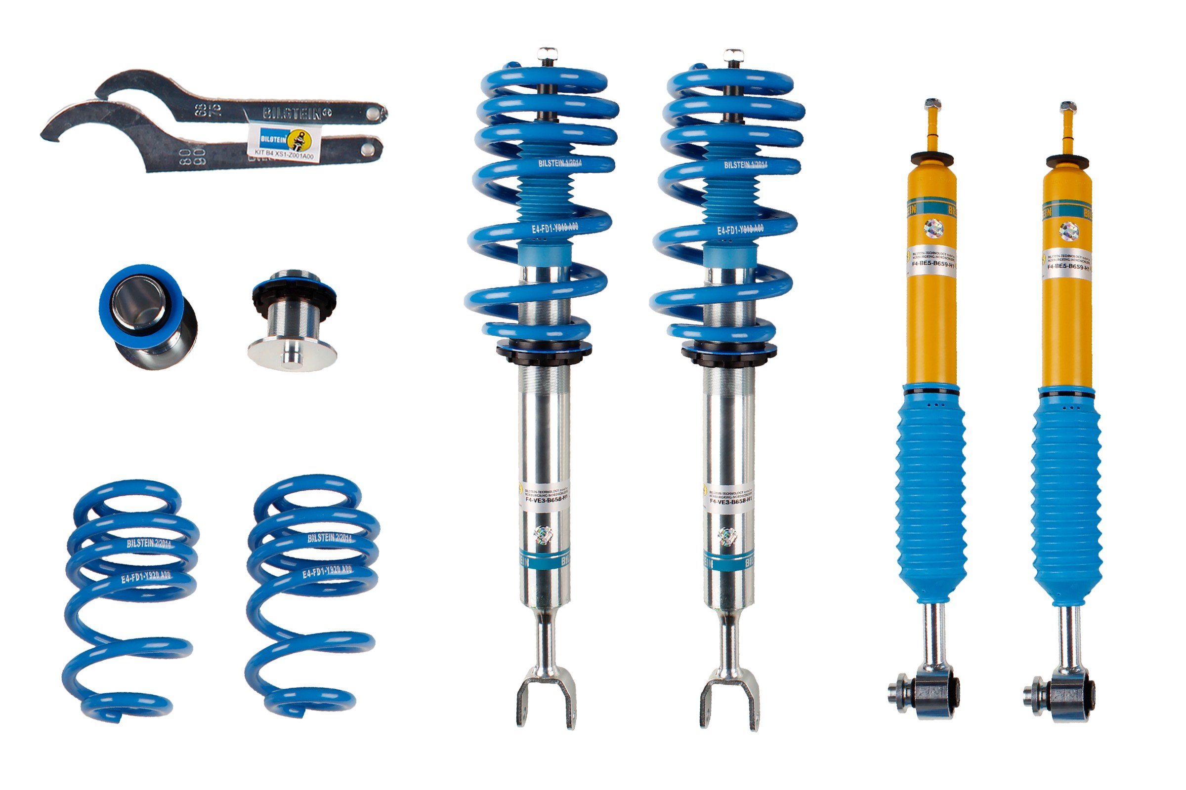 Suspension Kit, springs/shock absorbers