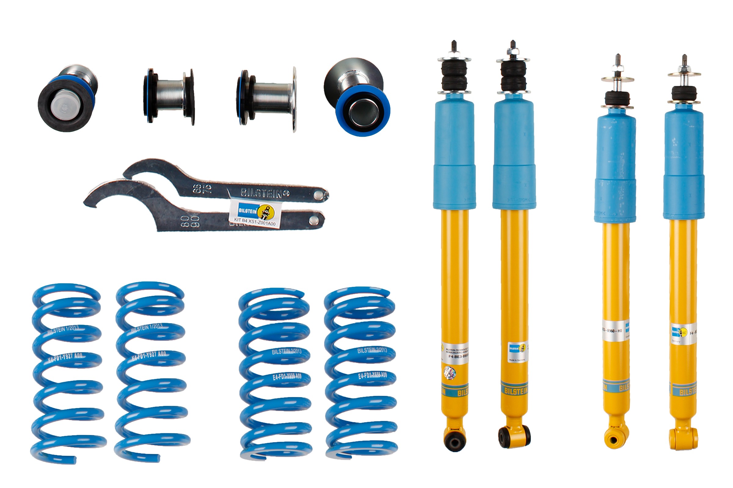 Suspension Kit, springs/shock absorbers