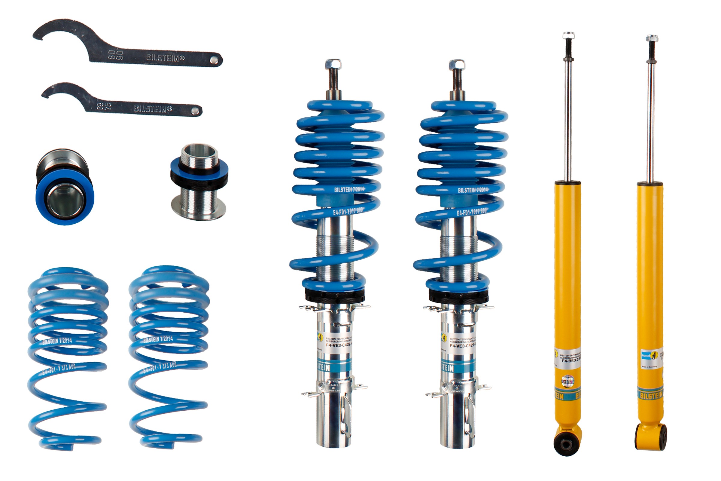 Suspension Kit, springs/shock absorbers