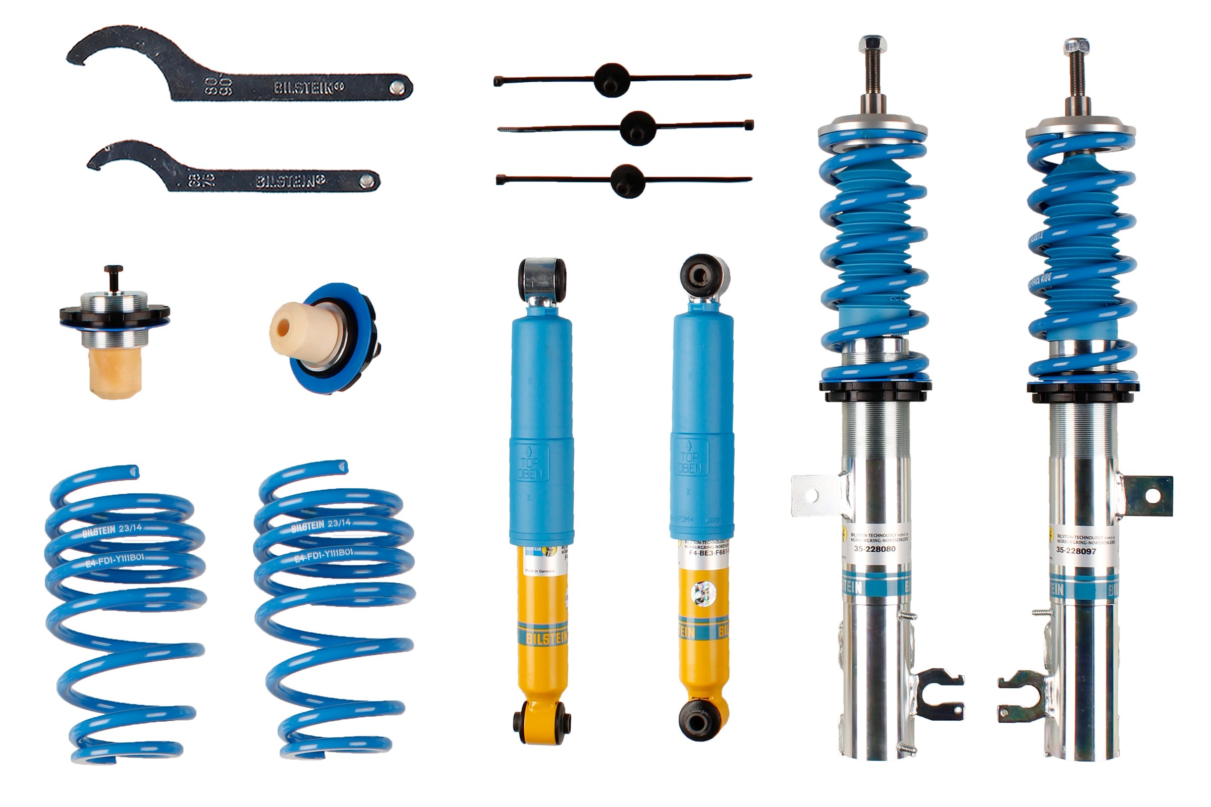 Suspension Kit, springs/shock absorbers