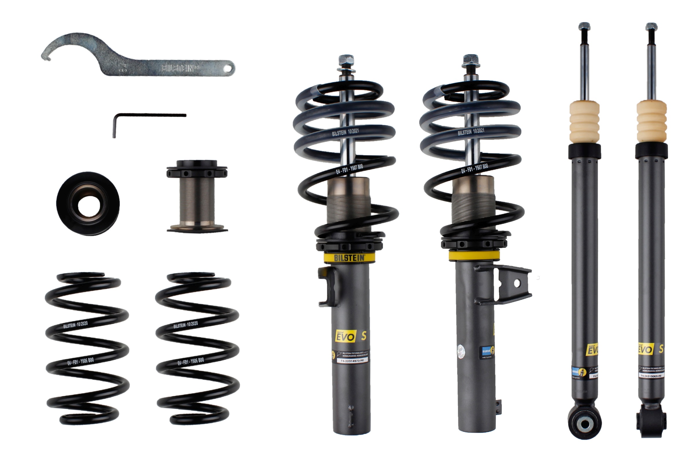 Suspension Kit, springs/shock absorbers