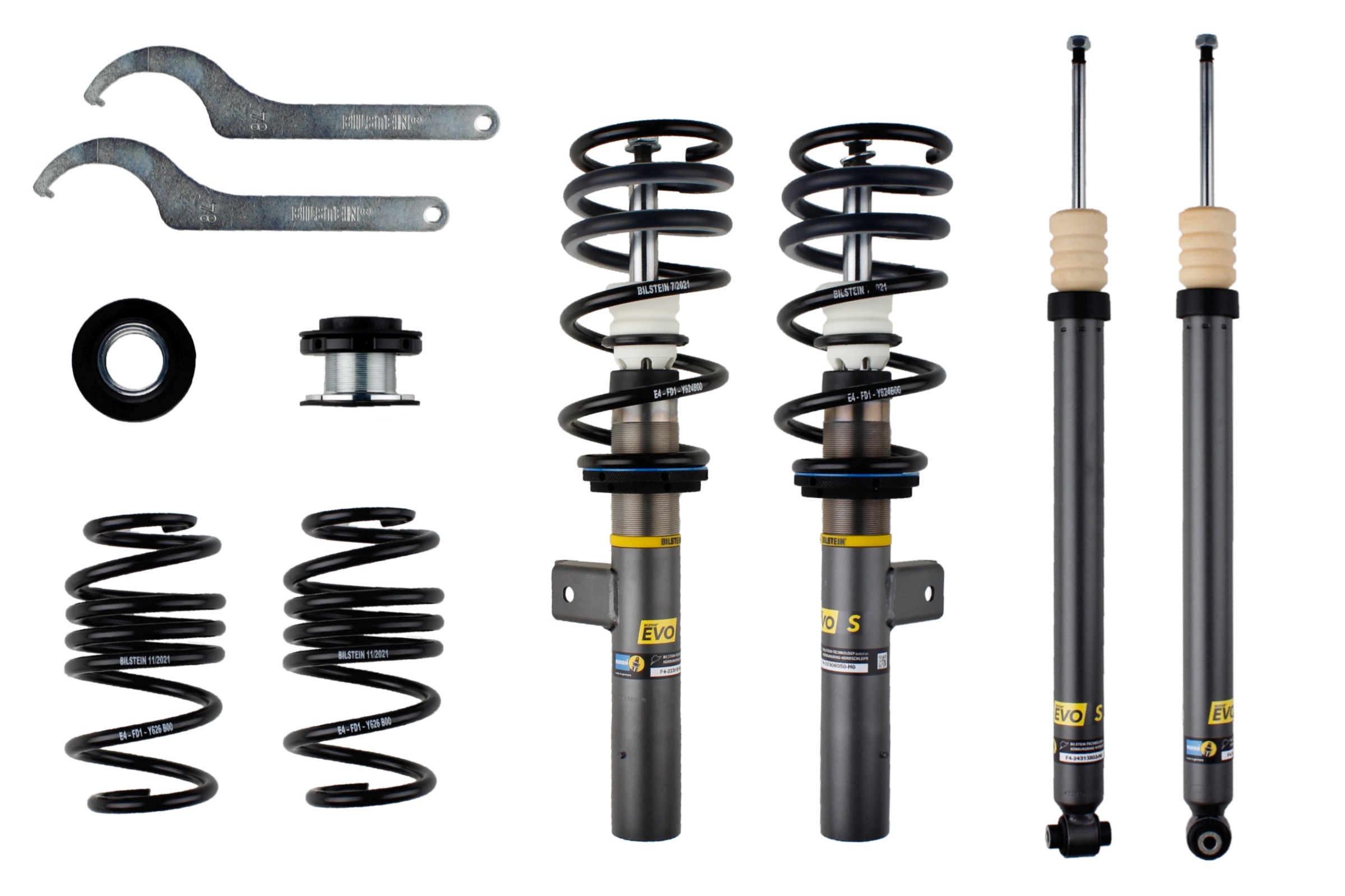 Suspension Kit, springs/shock absorbers